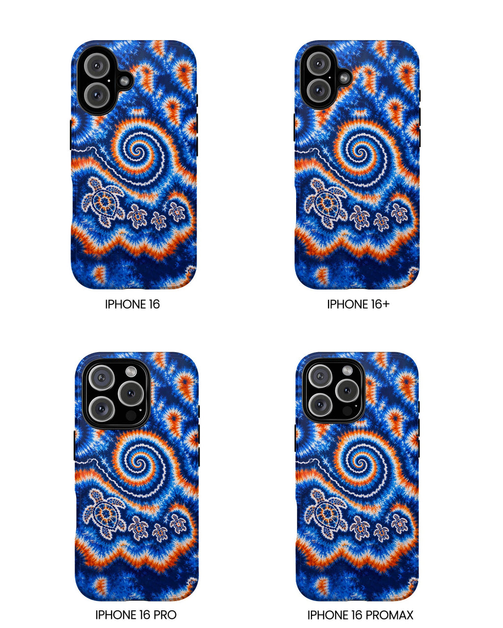 TURTLES WAVES SWIRL PHONE CASE   - TLHN0805264