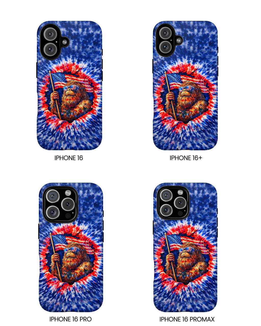 BIGFOOT WITH FLAG PHONE CASE - TLHN0705264