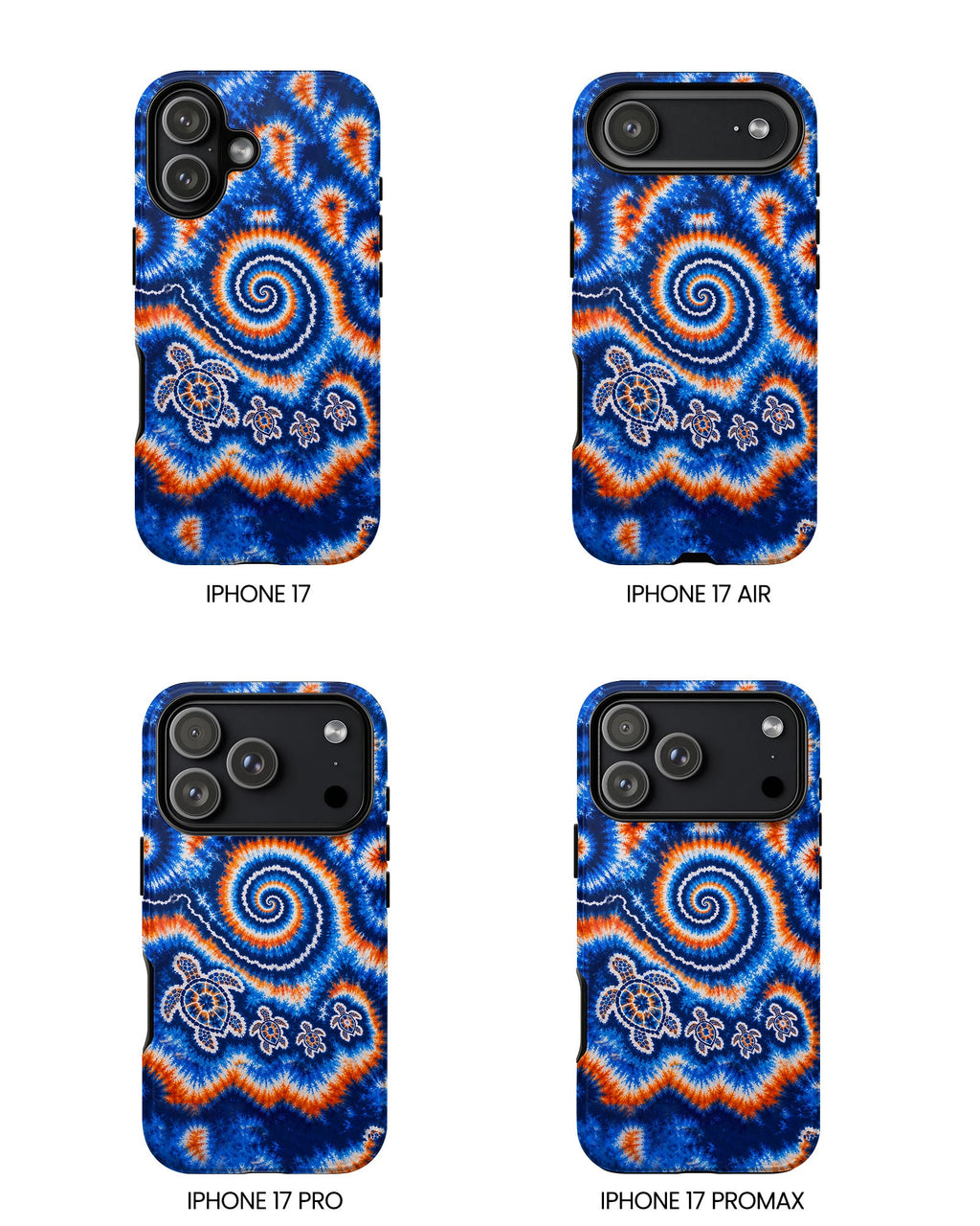 TURTLES WAVES SWIRL PHONE CASE   - TLHN0805264