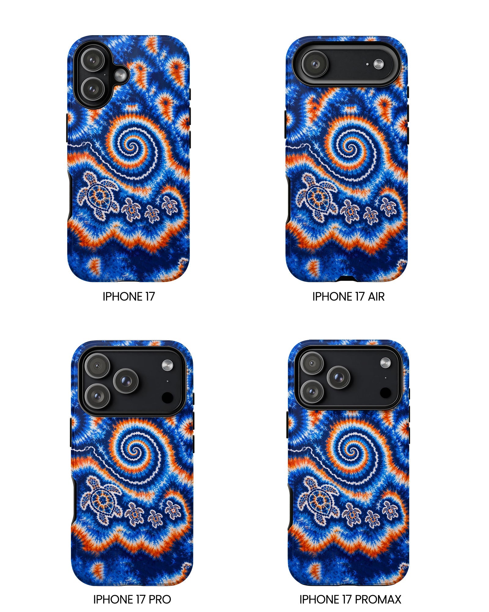 TURTLES WAVES SWIRL PHONE CASE   - TLHN0805264