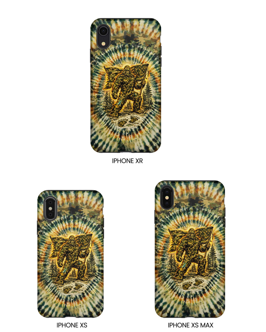 BIGFOOT WITH FLAG CAMOUFLAGE  PHONE CASE  - TLTW0705262