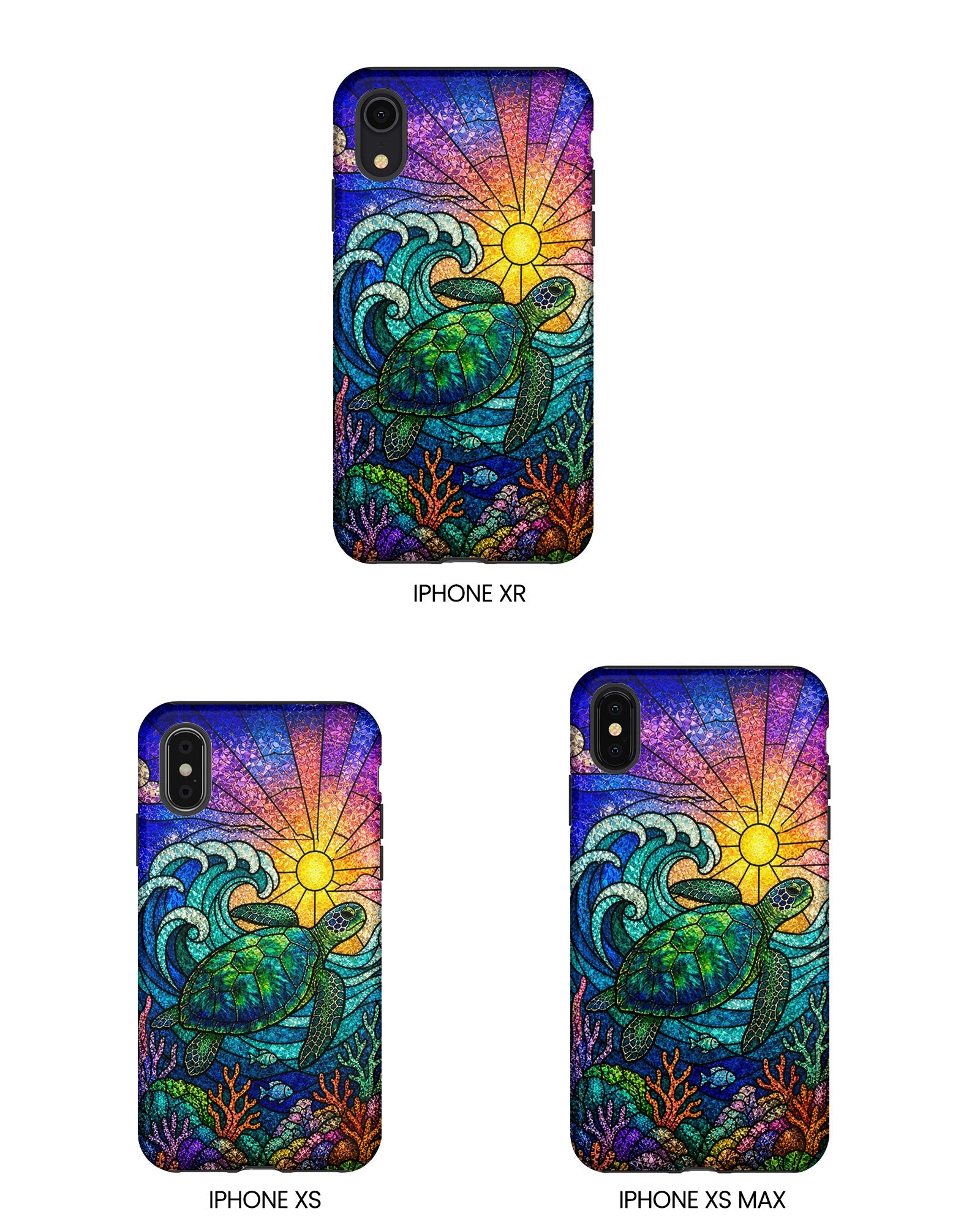 SEA TURTLE WAVES PHONE CASE  - TLTW0505263