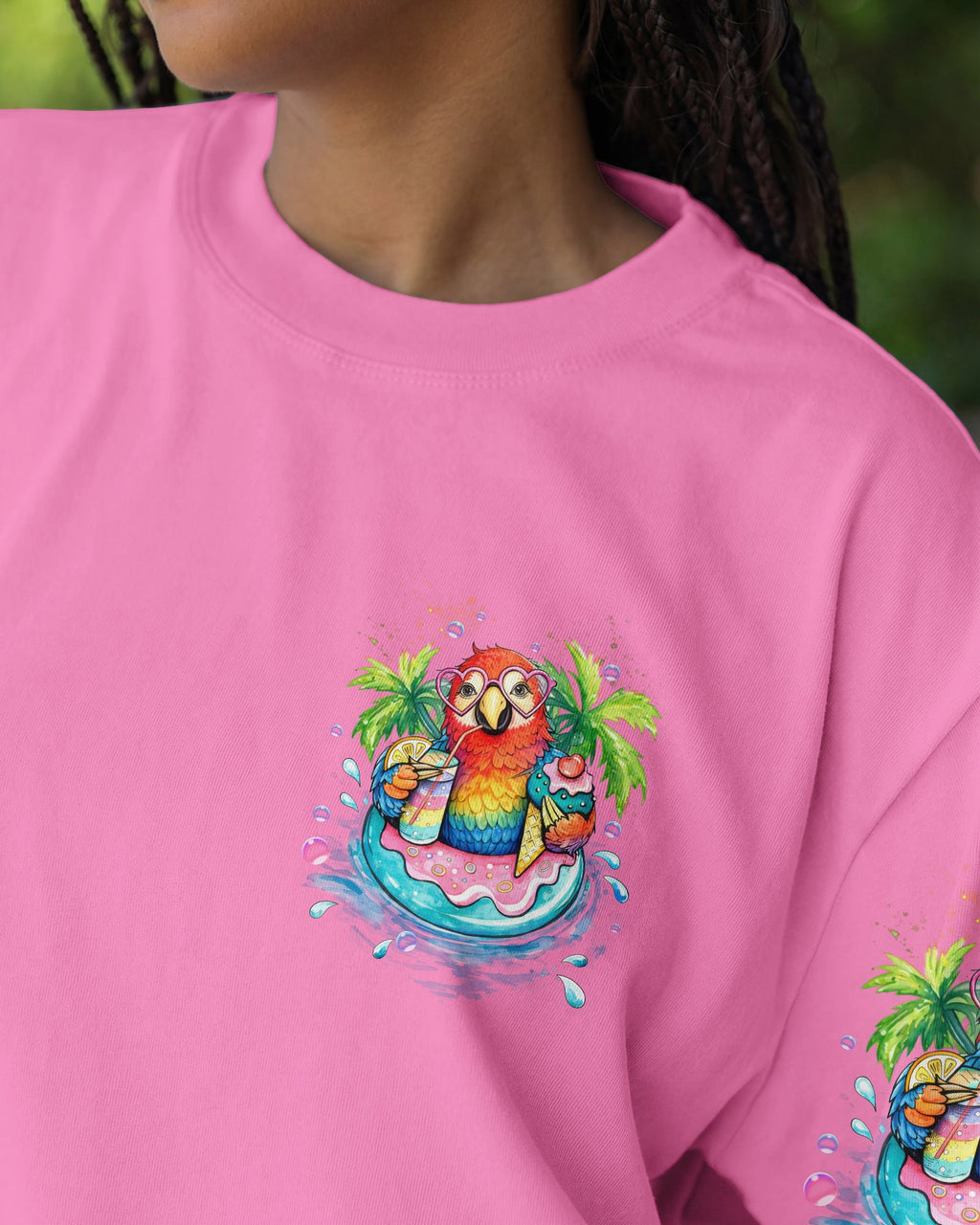 DON'T WORRY BEACH HAPPY PARROT ALL OVER PRINT - TLTW1504261