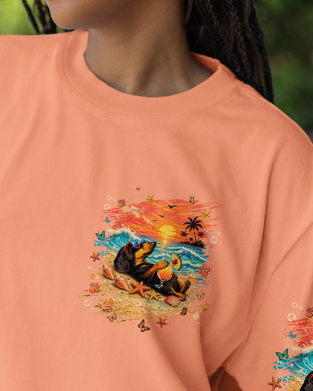 WATCH ME SIP DACHSHUND DOG ALL OVER PRINT  - TLNT2005263