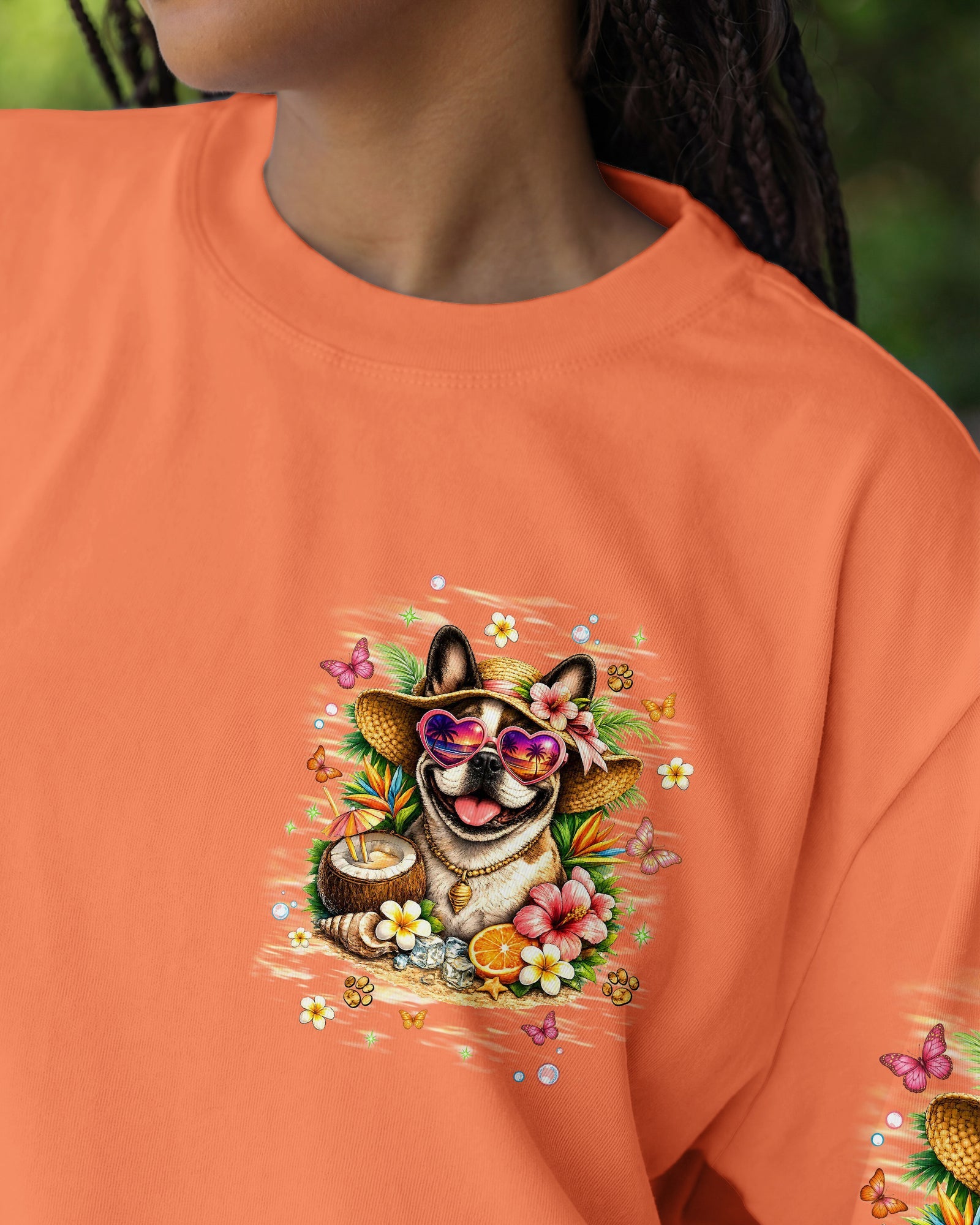 SMELL THE SEA FEEL THE BREEZE FRENCH BULLDOG ALL OVER PRINT - TLNT1106262