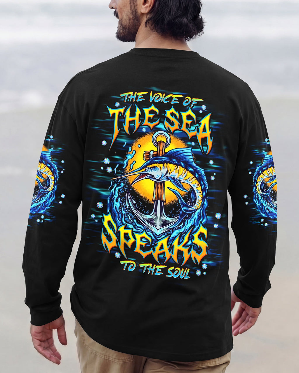 THE VOICE OF THE SEA SPEAKS TO THE SOUL MARLIN ALL OVER PRINT - TLNT0106262