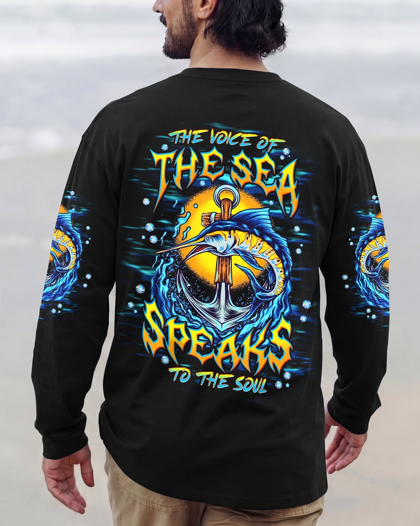 THE VOICE OF THE SEA SPEAKS TO THE SOUL MARLIN ALL OVER PRINT - TLNT0106262