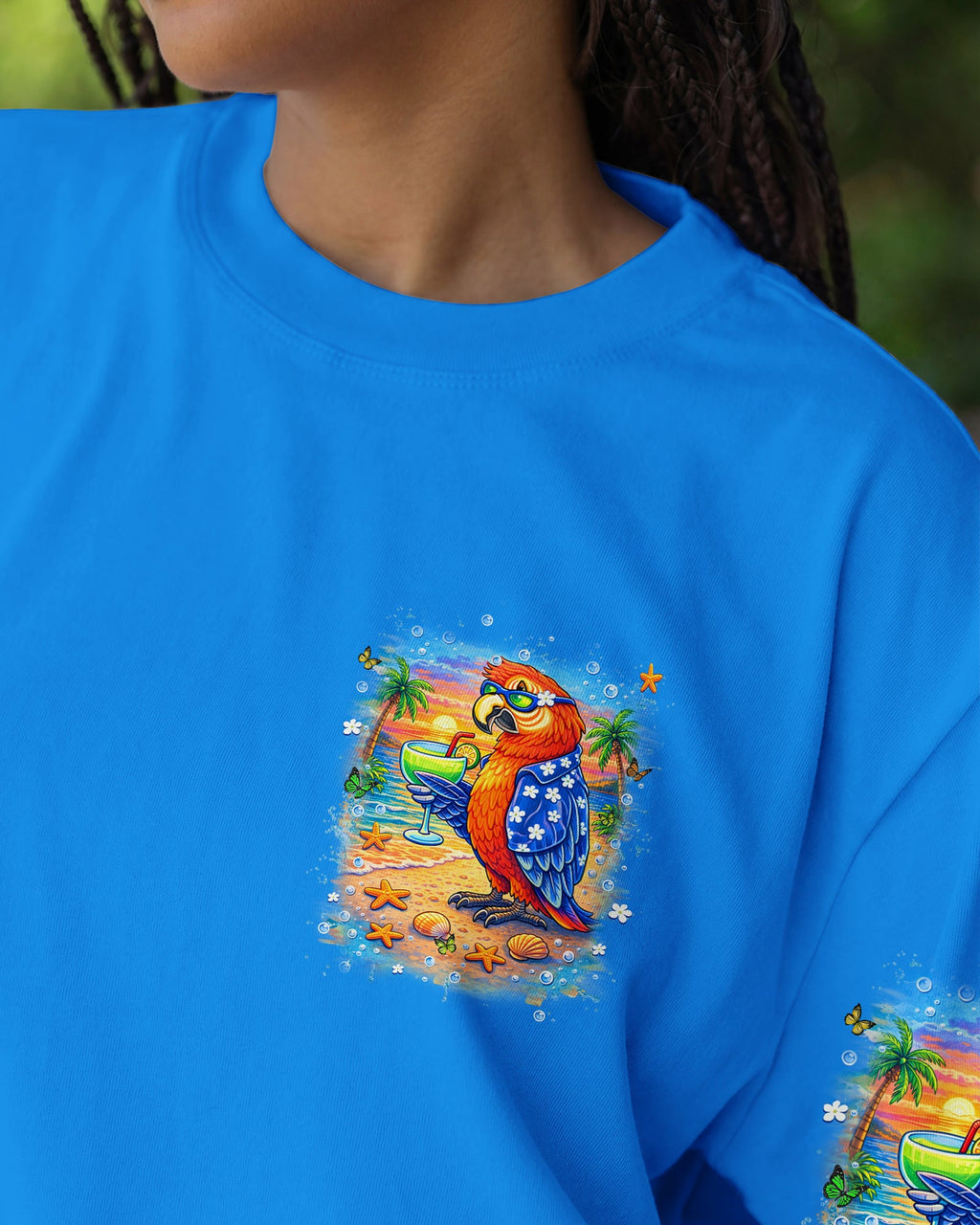POLLY WANTS A COCKTAIL PARROT ALL OVER PRINT  - TLHN1504261