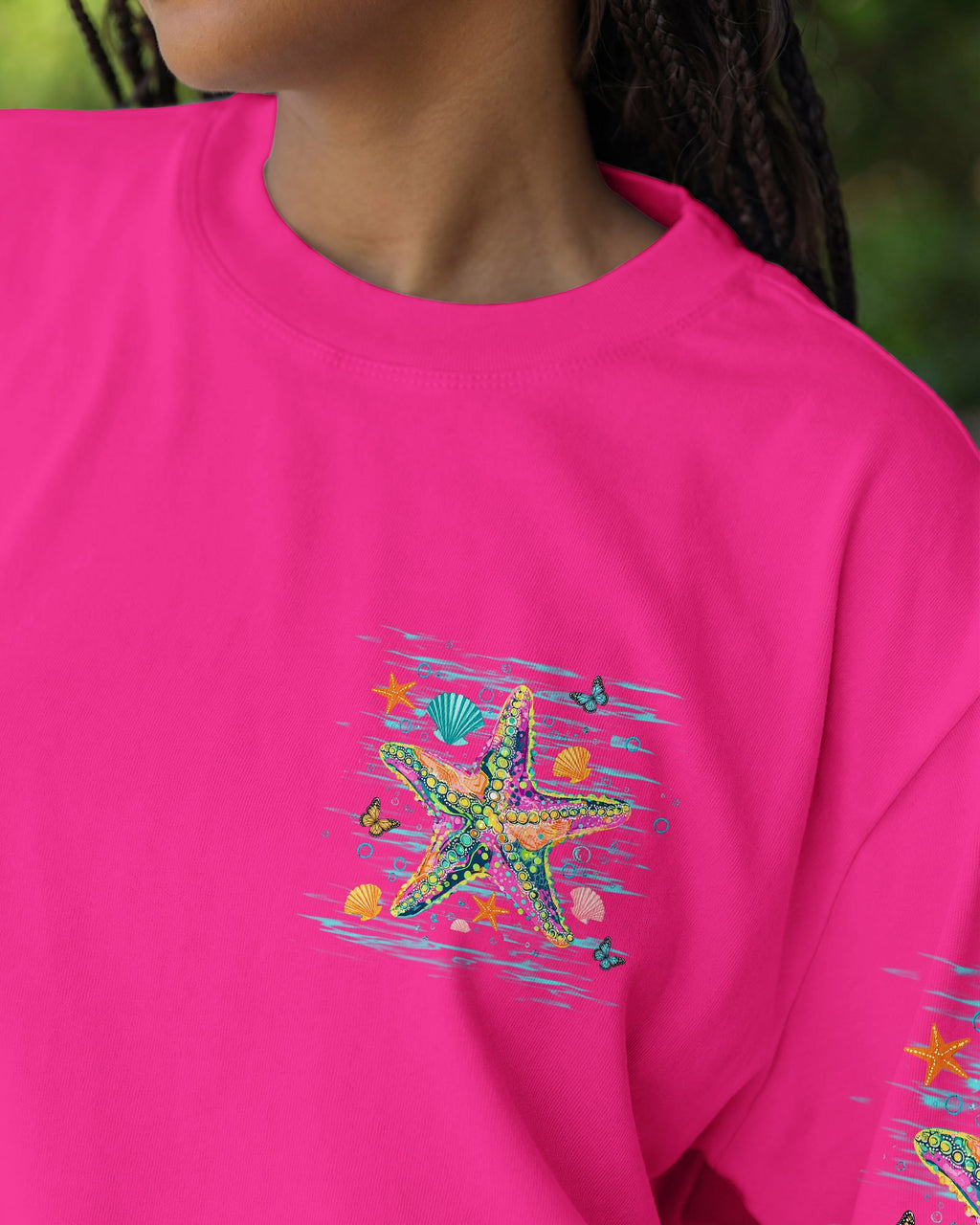 SALTY KISSES AND STARFISH WISHES ALL OVER PRINT - TLHN1307261