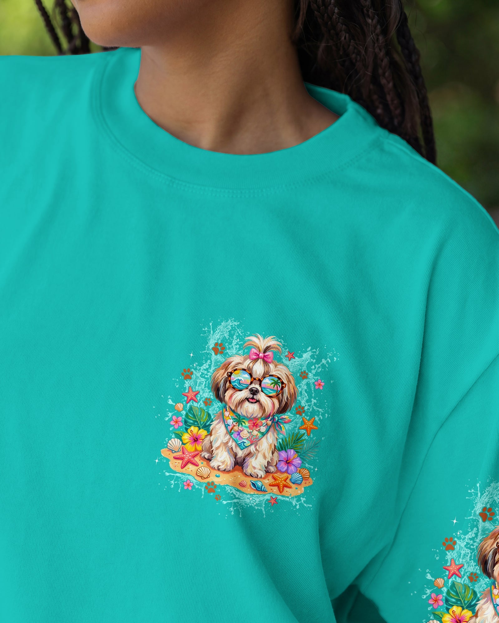 SMELL THE SEA SHIH TZU DOG ALL OVER PRINT - TYPQ2005263