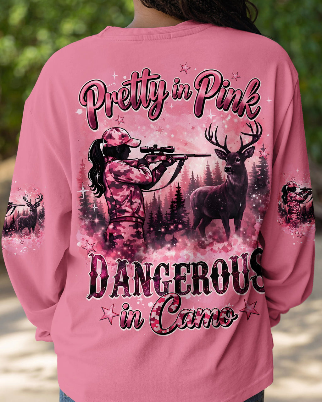 PRETTY IN PINK DANGEROUS IN CAMO ALL OVER PRINT - TYQY2505261