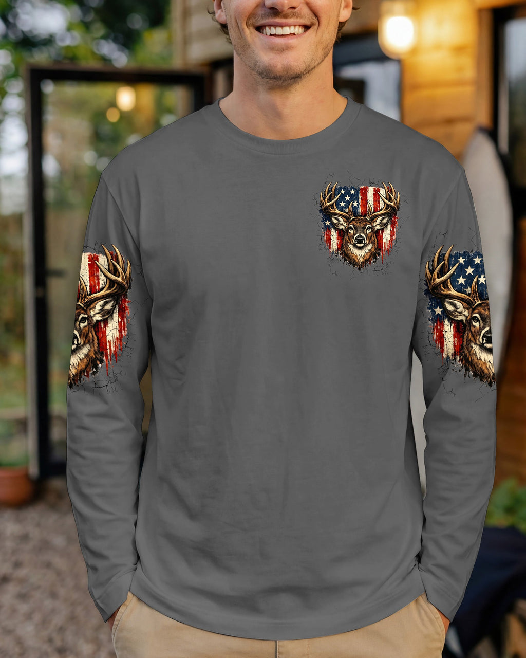 IF THIS FLAG OFFENDS YOU I'LL HELP YOU PACK DEER HUNTING  ALL OVER PRINT - TLTW0804262