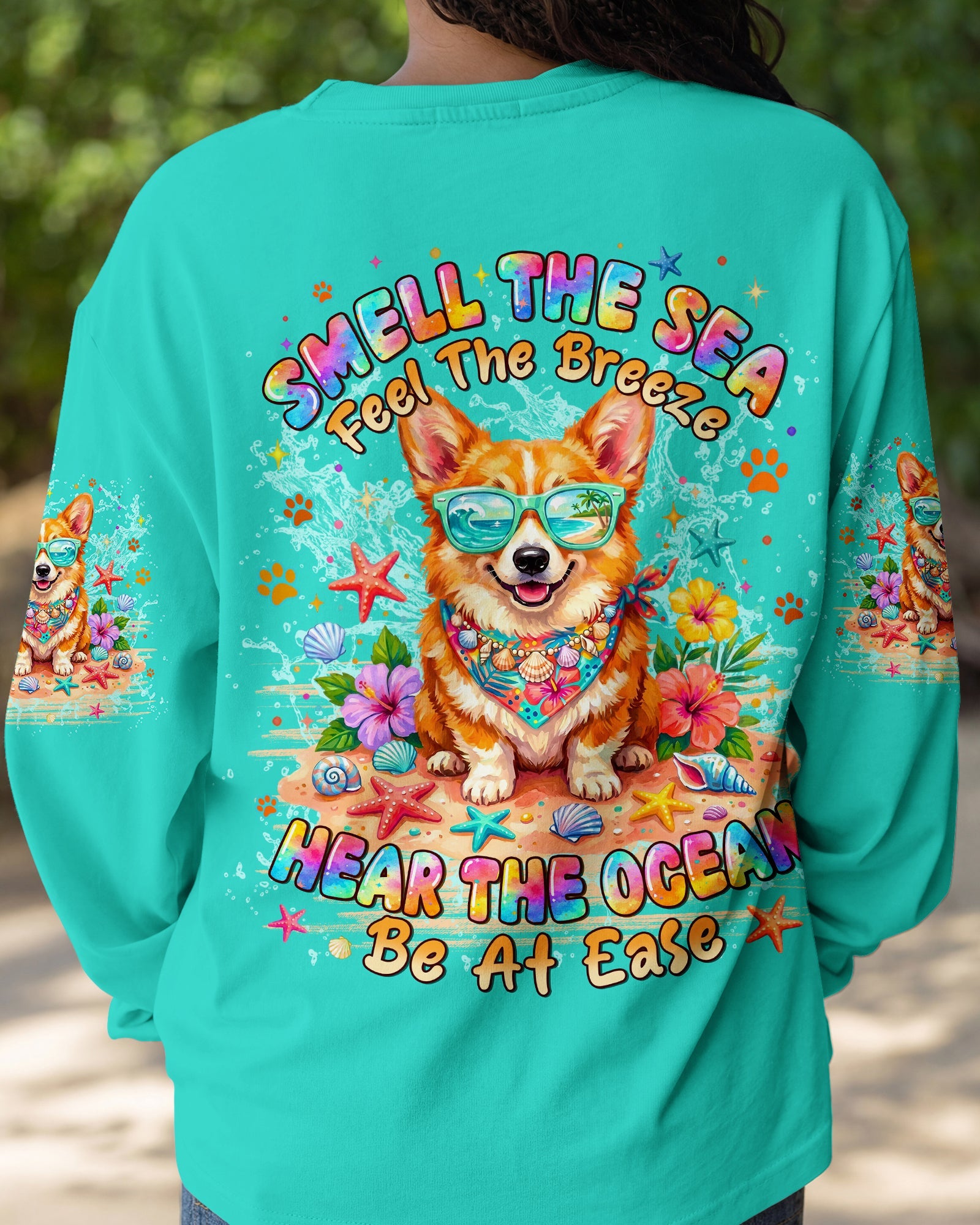 SMELL THE SEA CORGI DOG ALL OVER PRINT - TYLN1206261