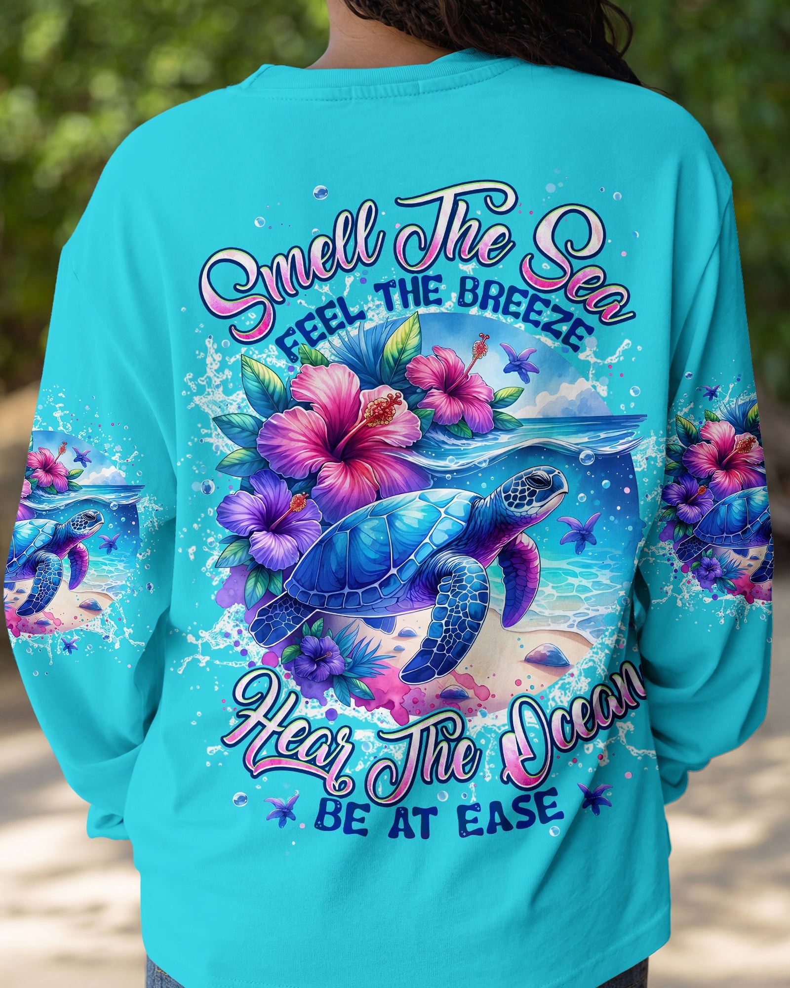 SMELL THE SEA TURTLE ALL OVER PRINT - TYPQ1506261