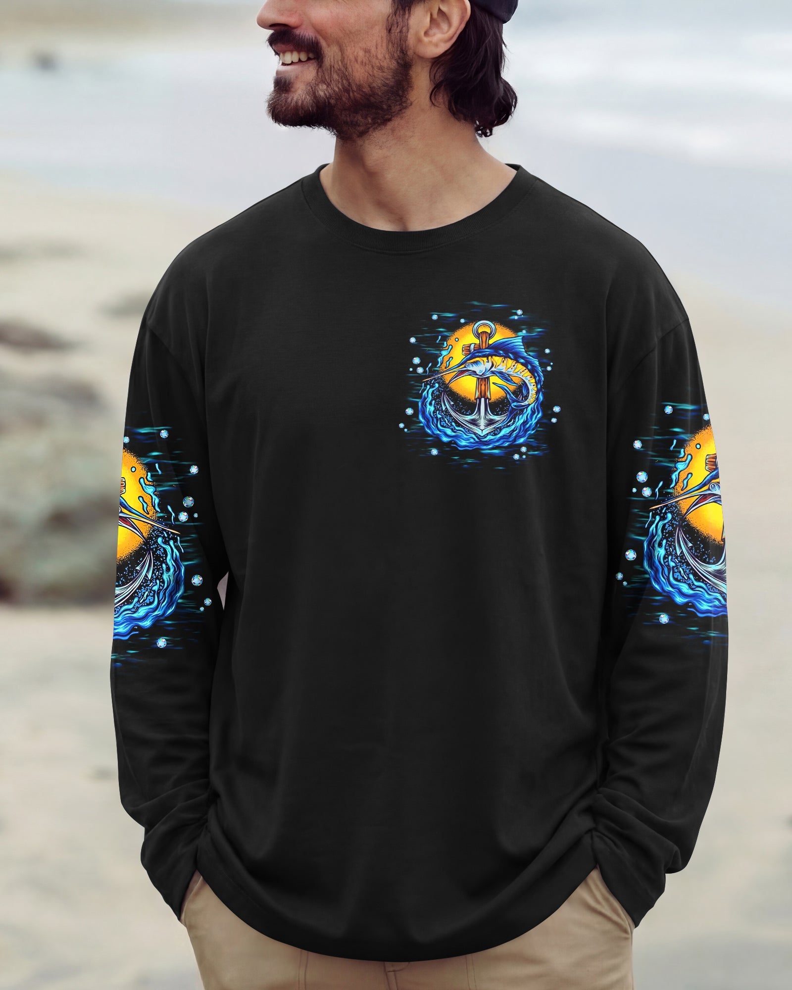 THE VOICE OF THE SEA SPEAKS TO THE SOUL MARLIN ALL OVER PRINT - TLNT0106262