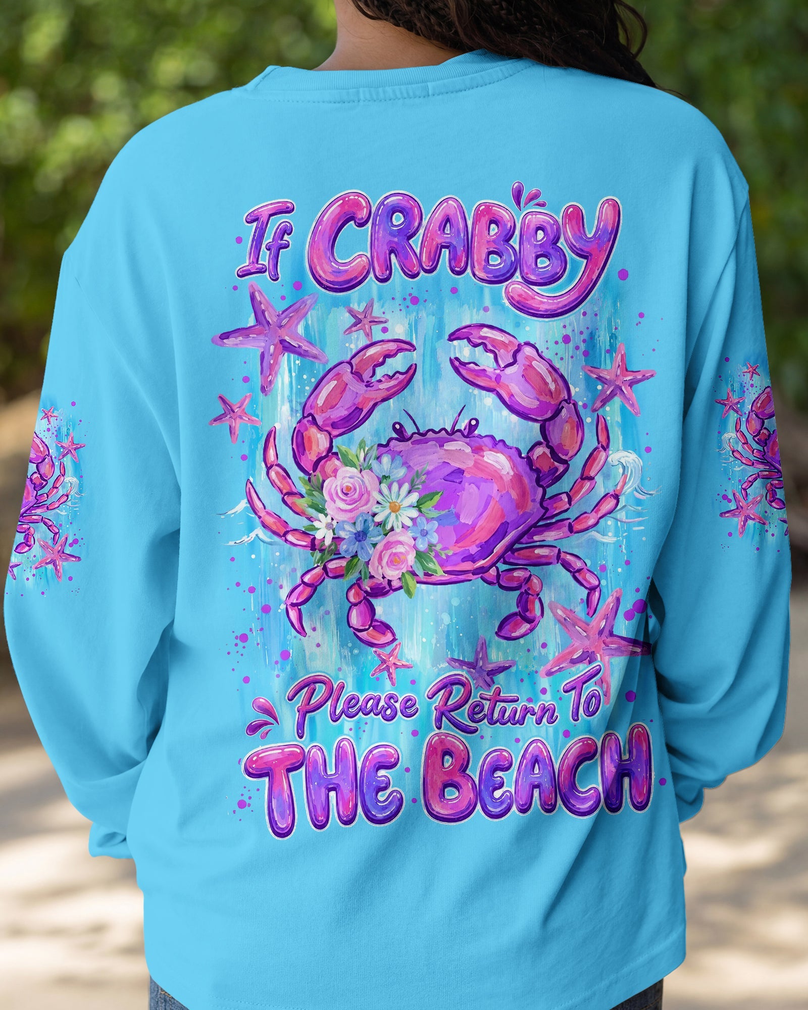 IF CRABBY PLEASE RETURN TO BEACH ALL OVER PRINT - TYLN1307262