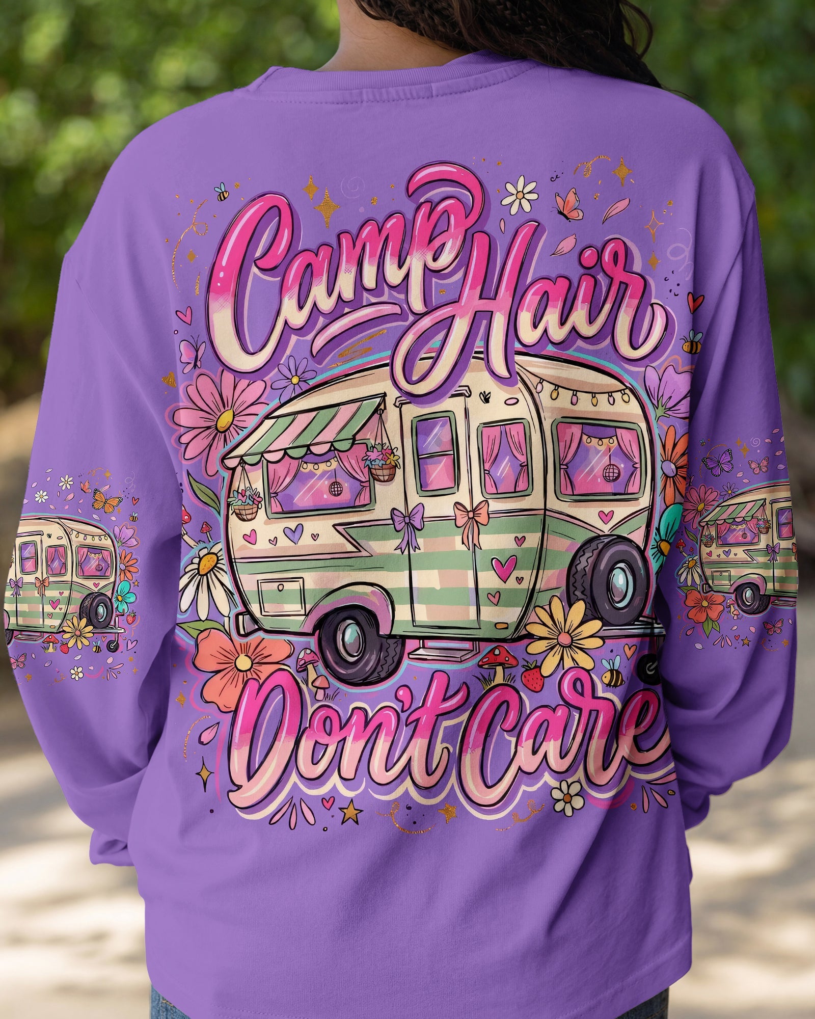 CAMP HAIR DON'T CARE ALL OVER PRINT - TYQY2406261