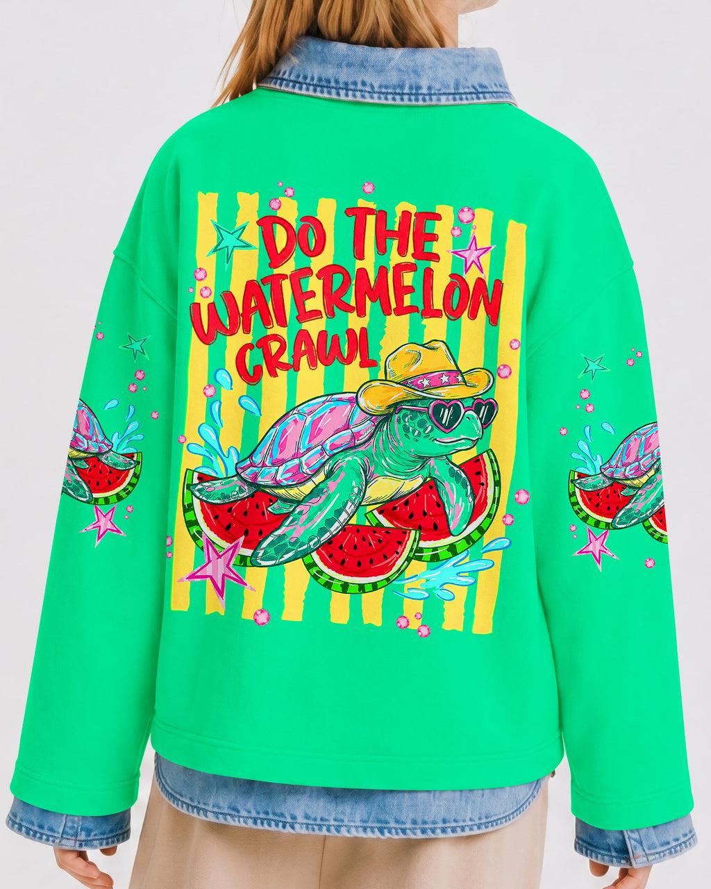 DO THE WATERMELON CRAWL TURTLE KIDS ALL OVER PRINT - TLNT1106261