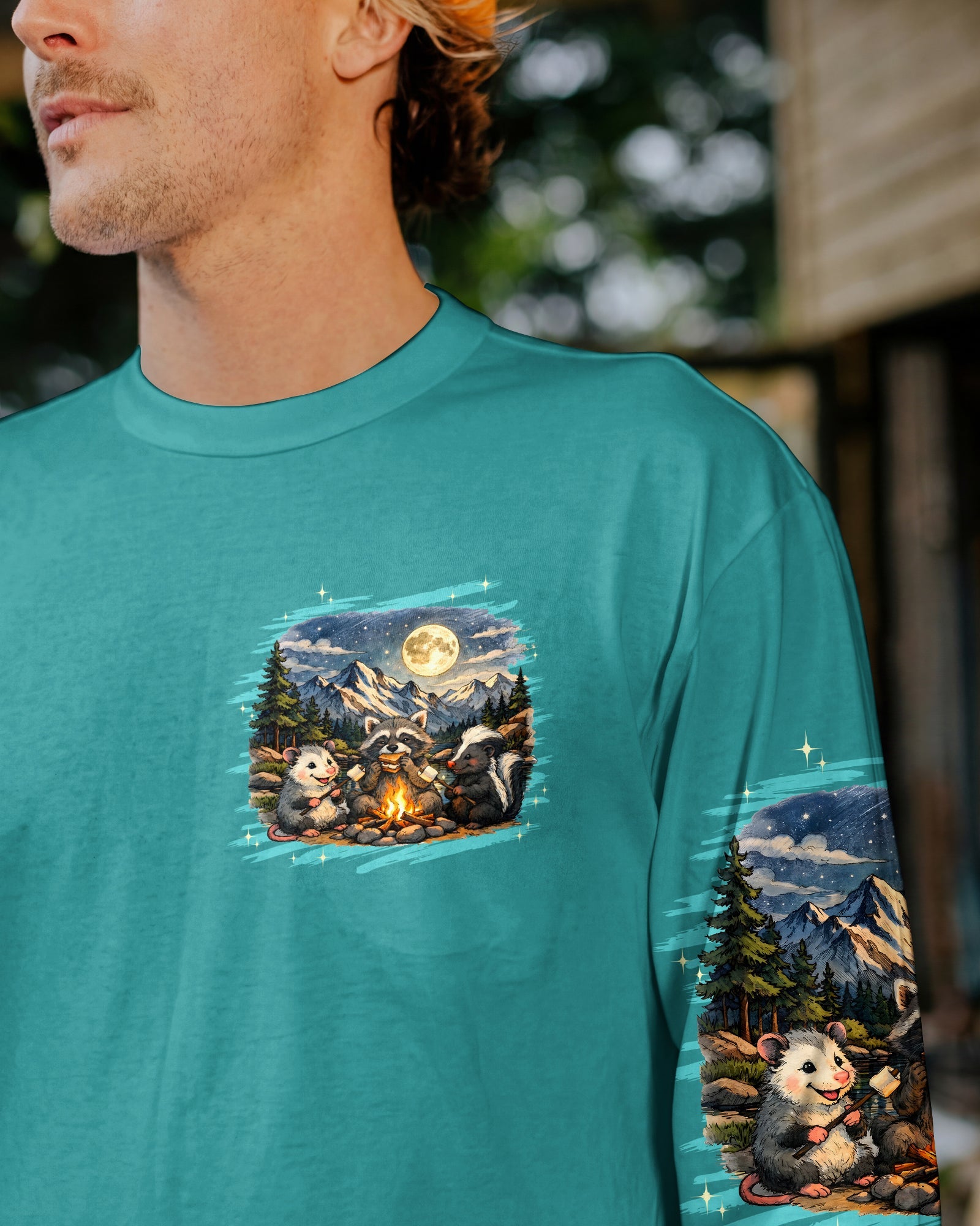 MAKING MEMORIES ONE CAMPFIRE AT A TIME ANIMALS ALL OVER PRINT - TYPQ2205261