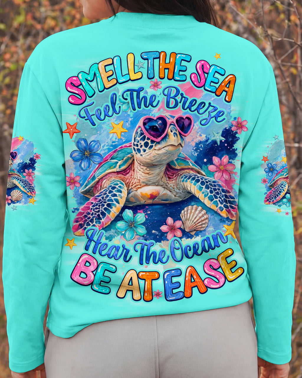 SMELL THE SEA TURTLE ALL OVER PRINT - TYQY1806262