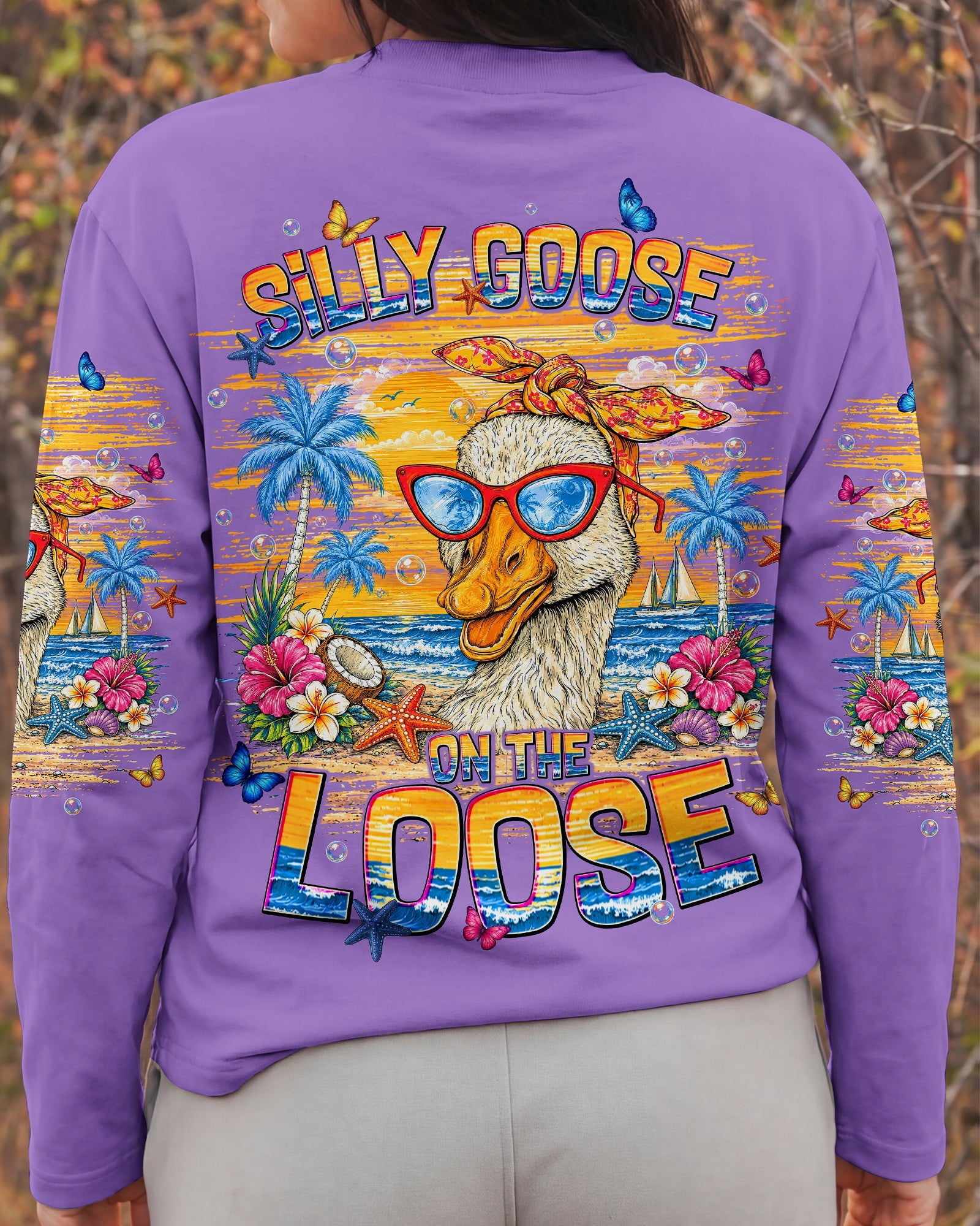 SILLY GOOSE ON THE LOOSE ALL OVER PRINT - TLNT0406262