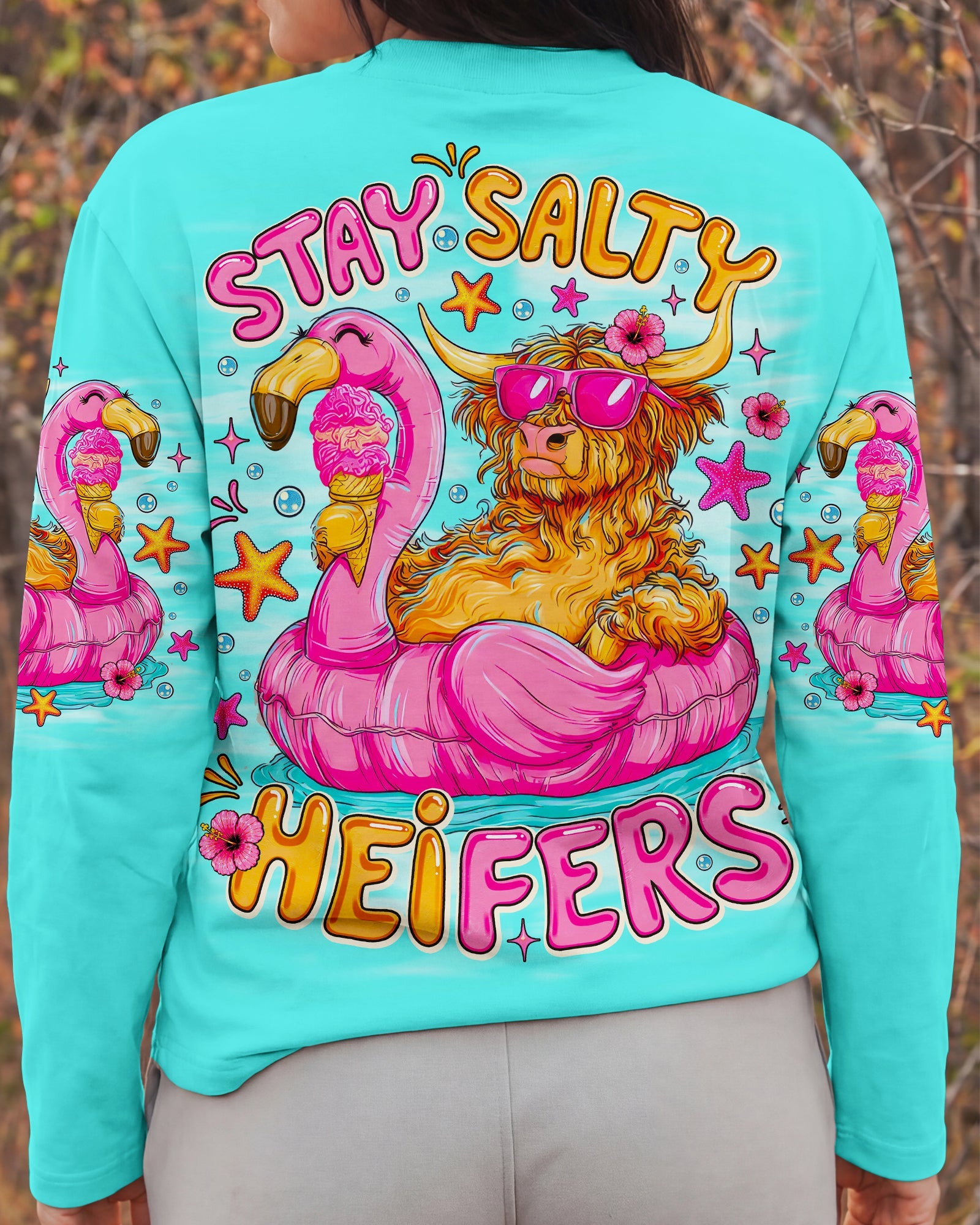 STAY SALTY HEIFERS COW BEACH ALL OVER PRINT - TLNO2705261