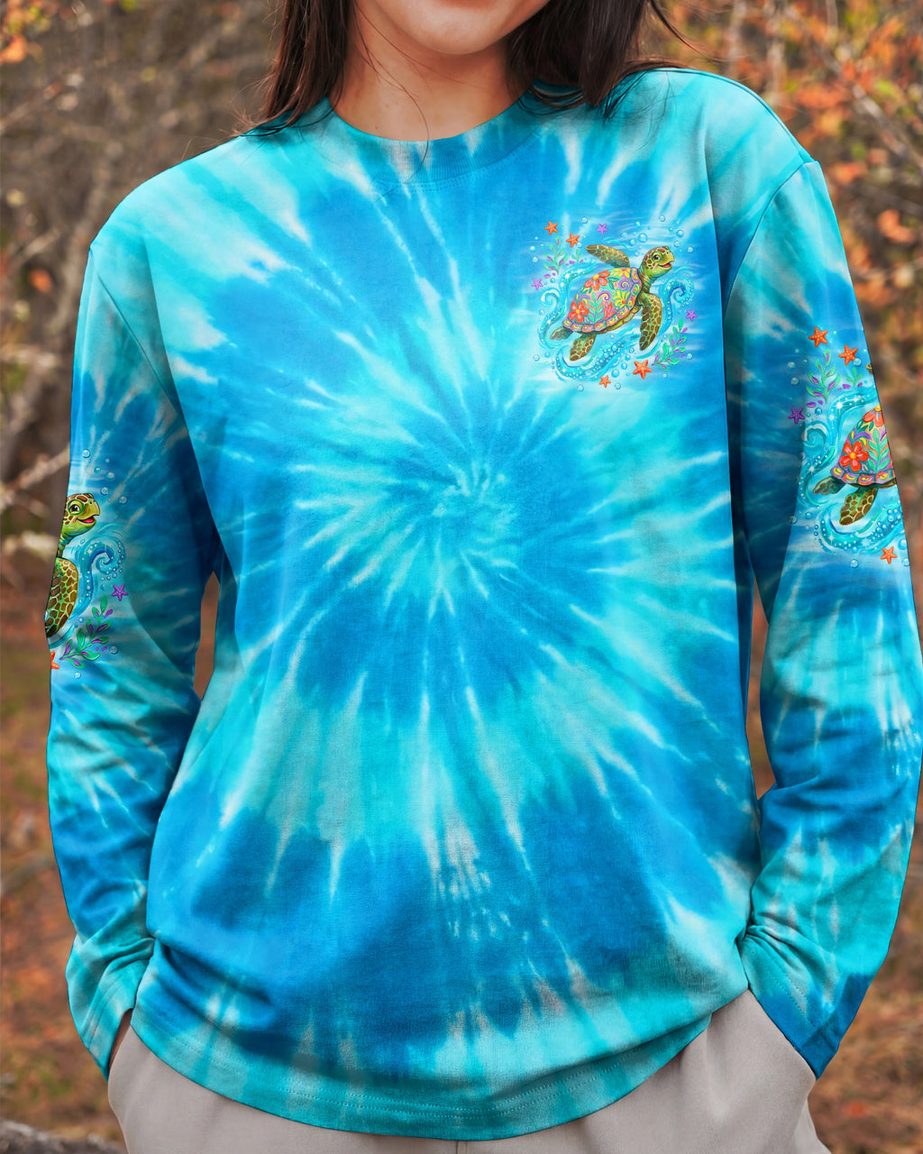 THE VOICE OF THE SEA SPEAKS TO THE SOUL TURTLE ALL OVER PRINT - TYQY2404263