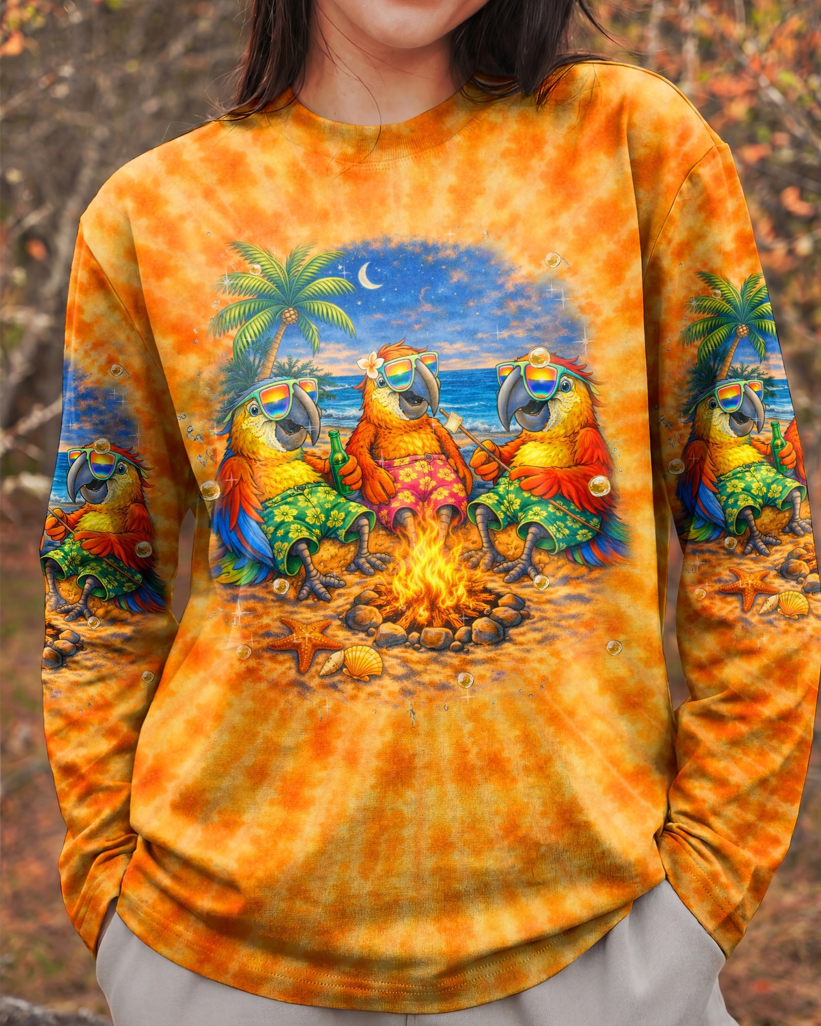 GOOD TIMES CRAZY FRIEND PARROT ALL OVER PRINT - TLHN0604262