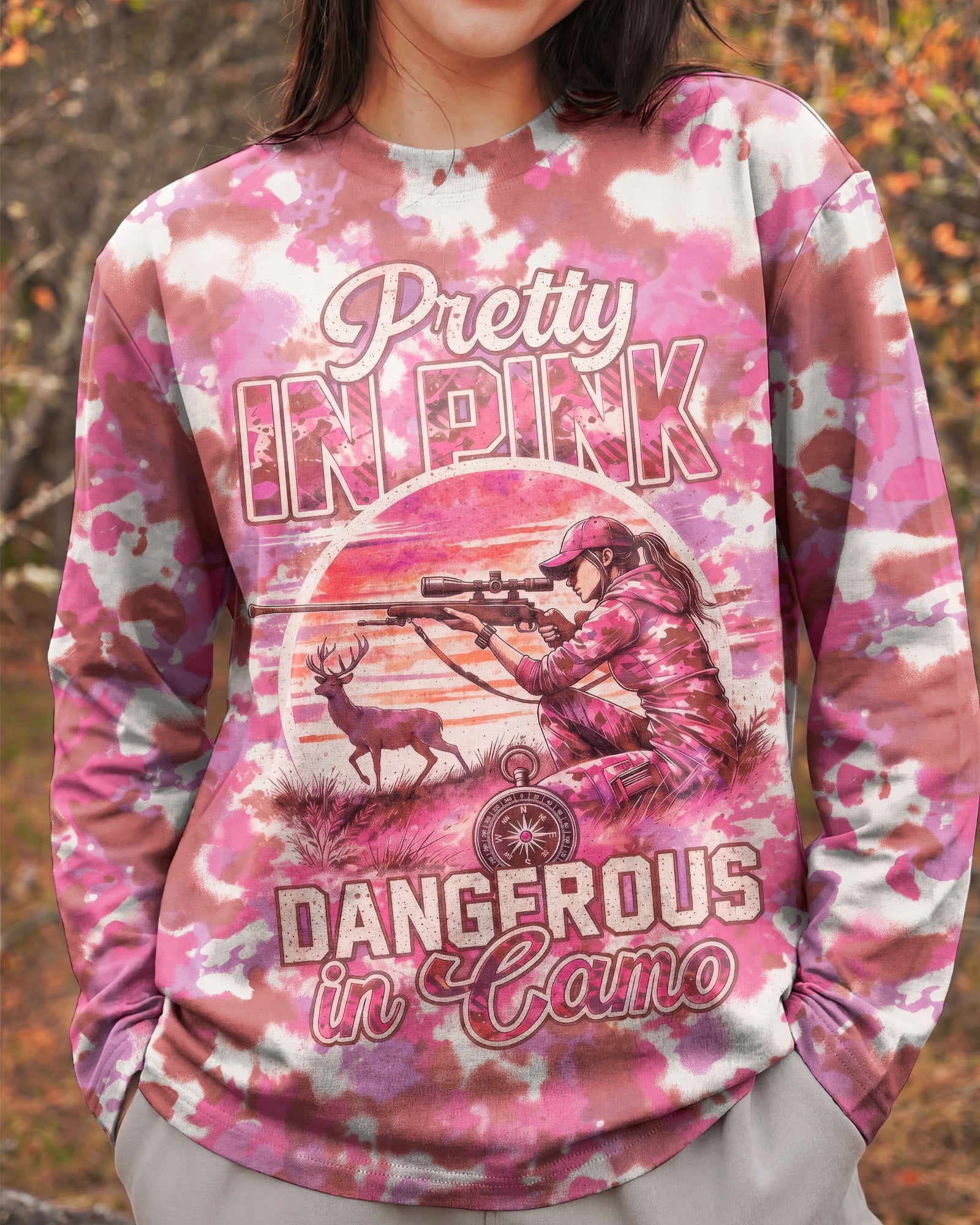 PRETTY IN PINK DANGEROUS IN CAMO ALL OVER PRINT - RI0907261
