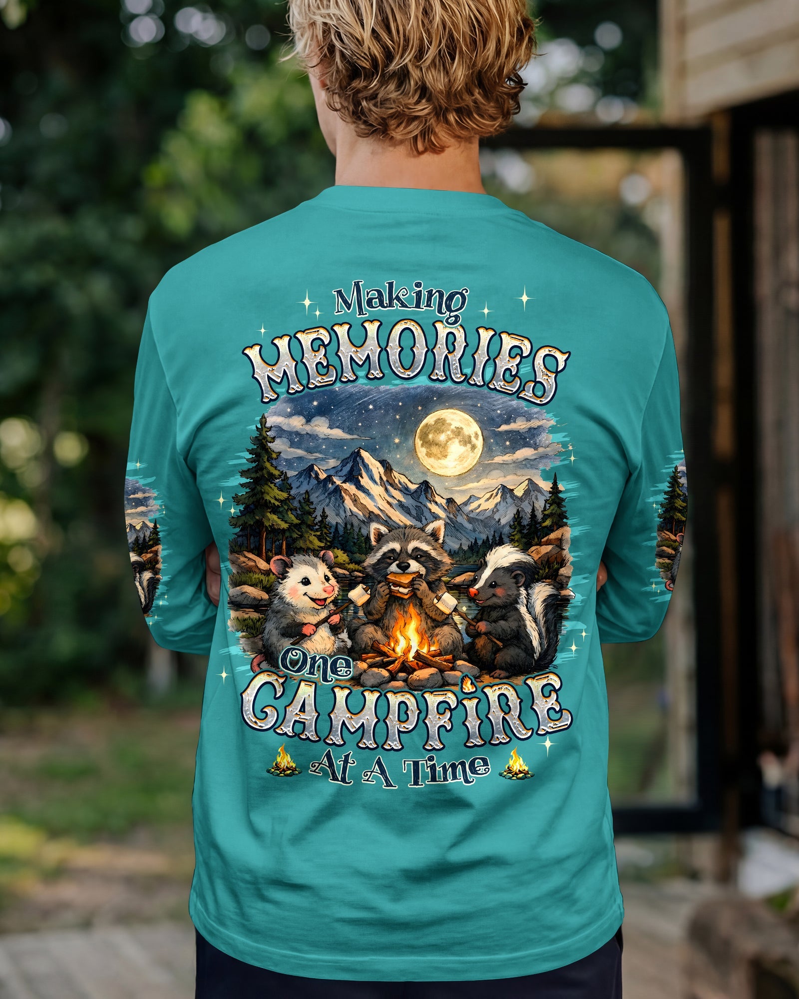 MAKING MEMORIES ONE CAMPFIRE AT A TIME ANIMALS ALL OVER PRINT - TYPQ2205261