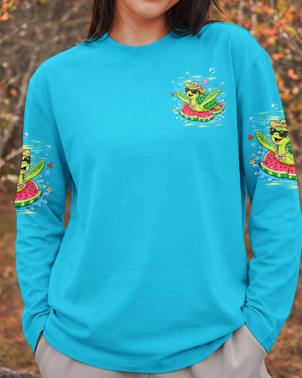DO THE WATERMELON CRAWL TURTLE ALL OVER PRINT - TLHG1106263