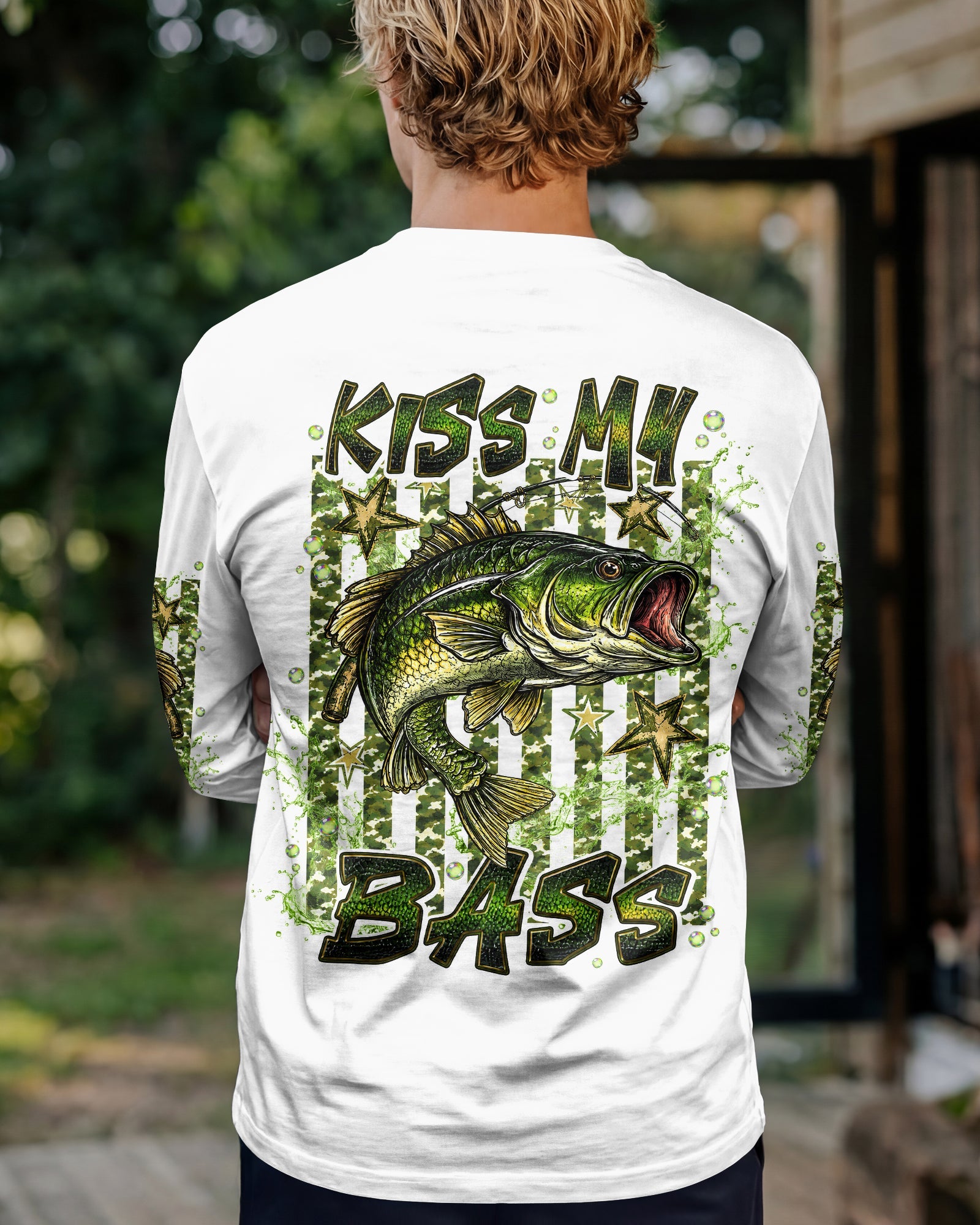 KISS MY BASS FISHING  ALL OVER PRINT - TLNT2905261
