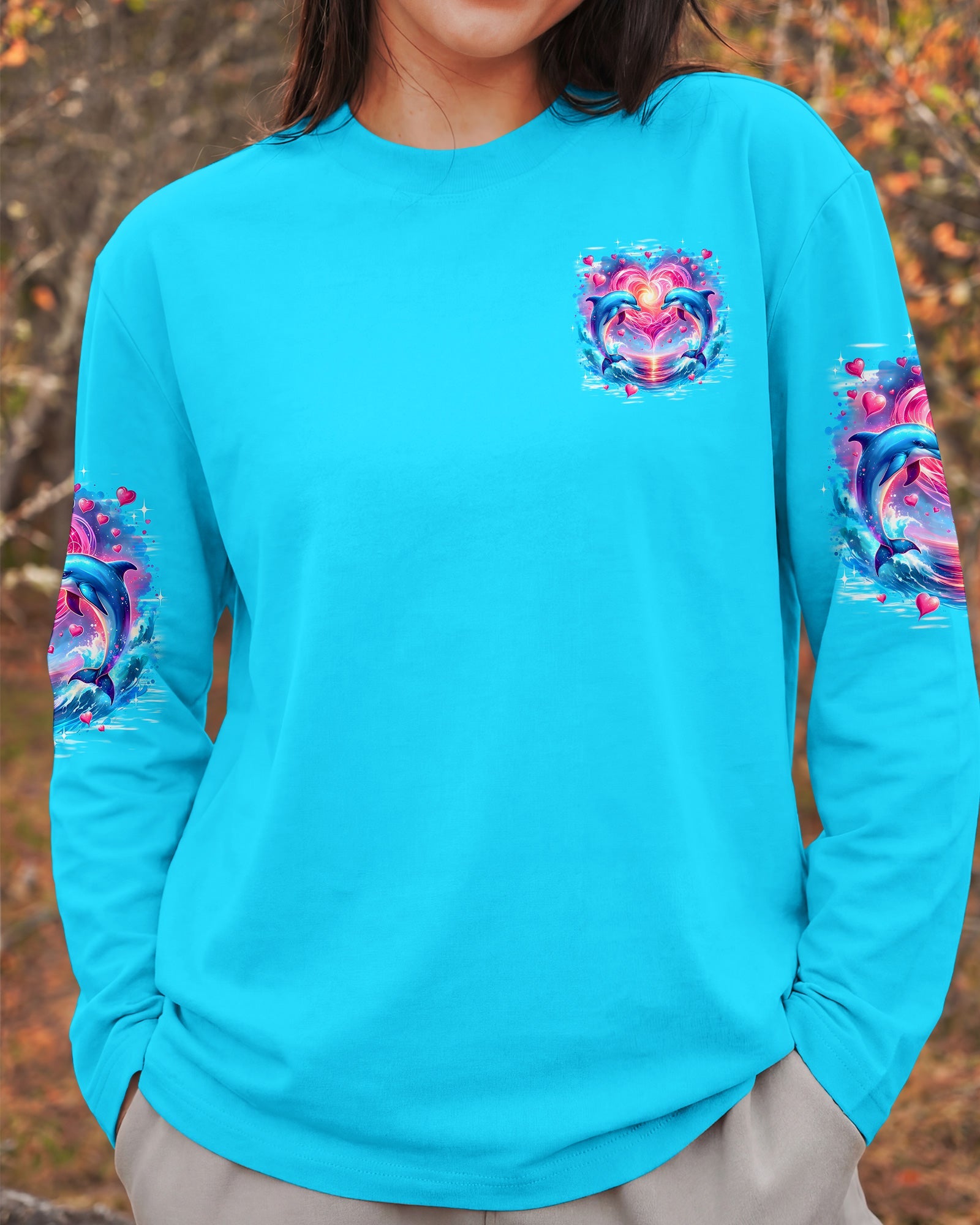 OCEAN WISHES DOLPHIN KISSES ALL OVER PRINT - TYPQ1605262