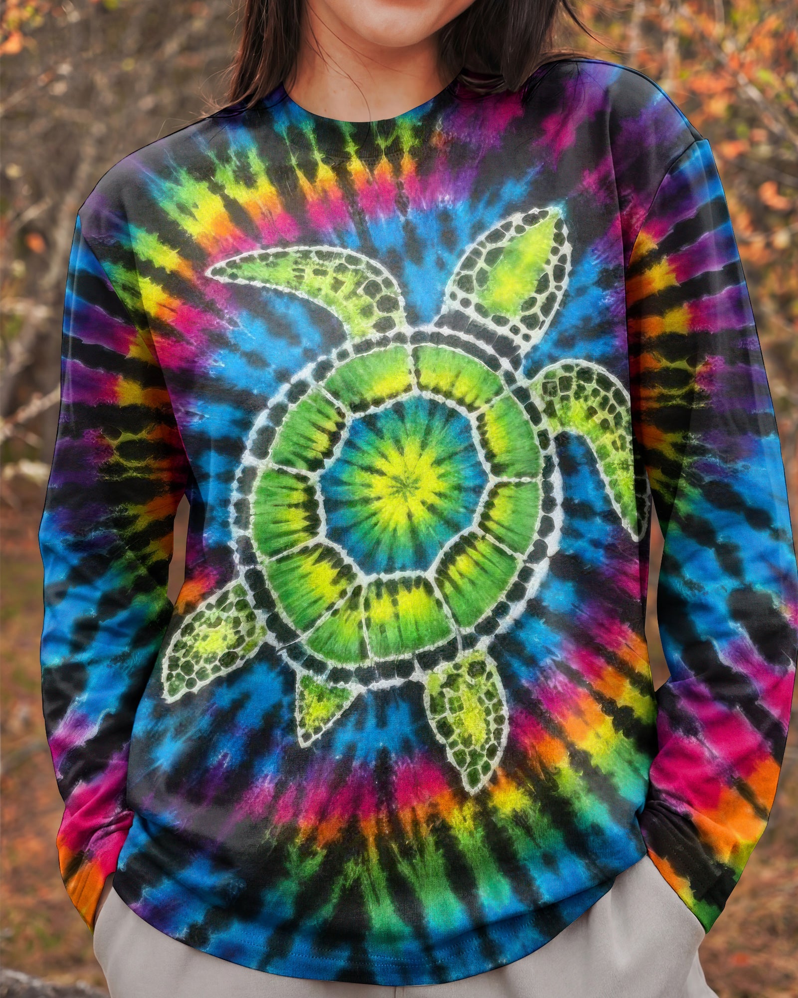 COLORFUL SEA TURTLE  ALL OVER PRINT - TLTW1205261