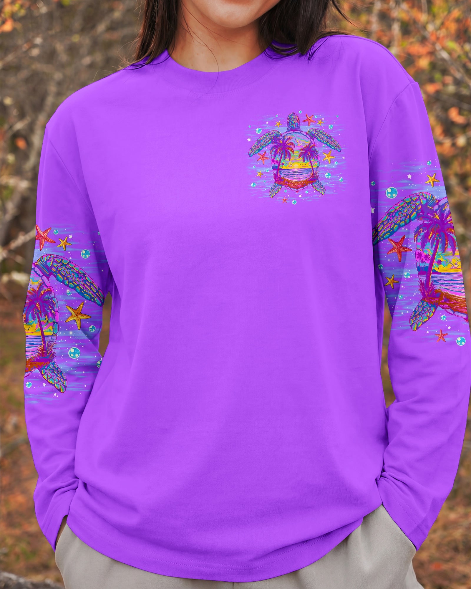 SALTWATER HEALS EVERYTHING TURTLE ALL OVER PRINT   - TLNO0506261