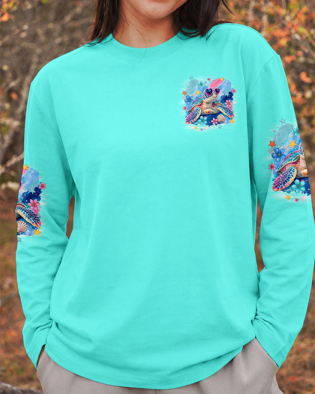 SMELL THE SEA TURTLE ALL OVER PRINT - TYQY1806262