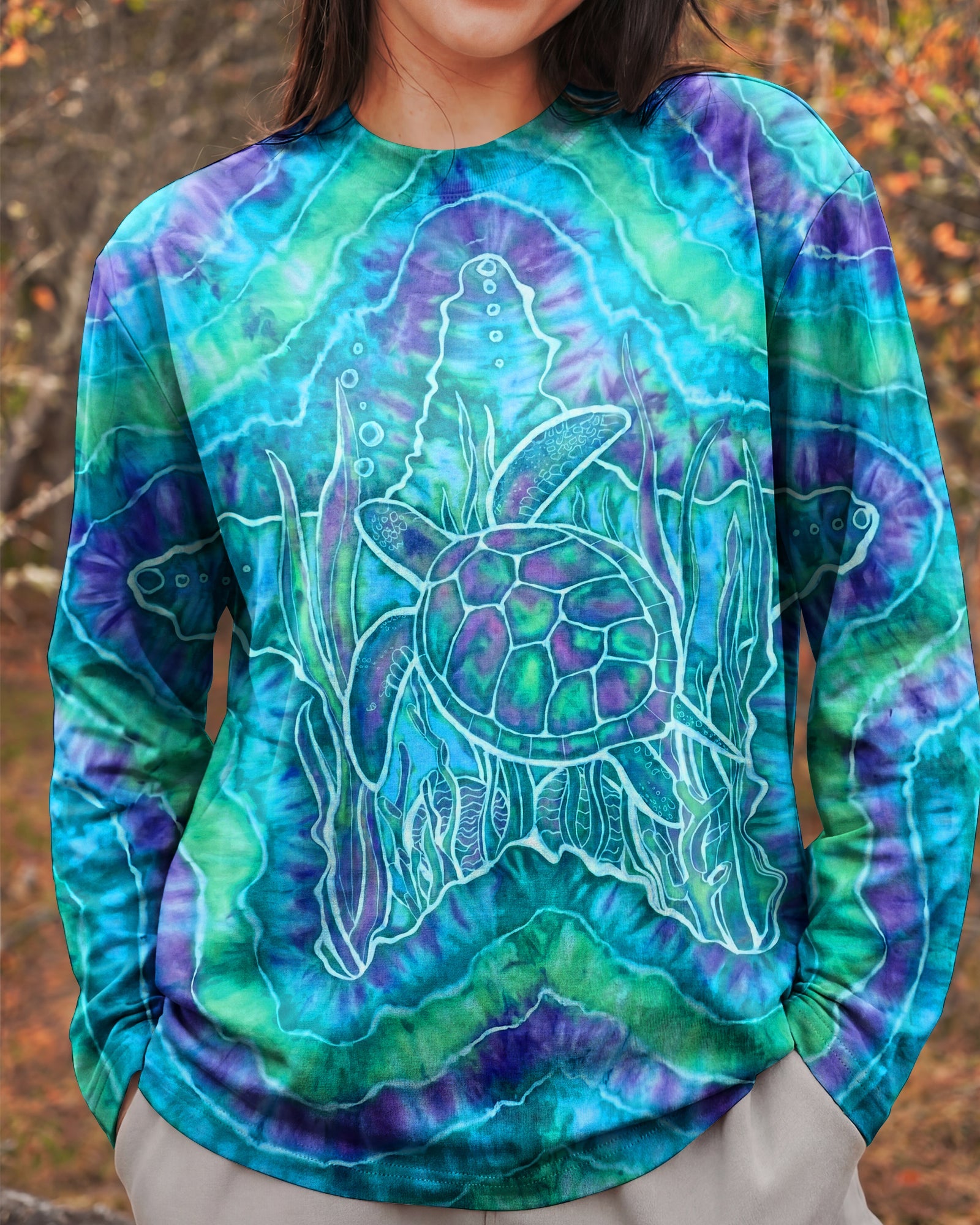 STARFISH TURTLE SWIRL ALL OVER PRINT - TLHN0307261