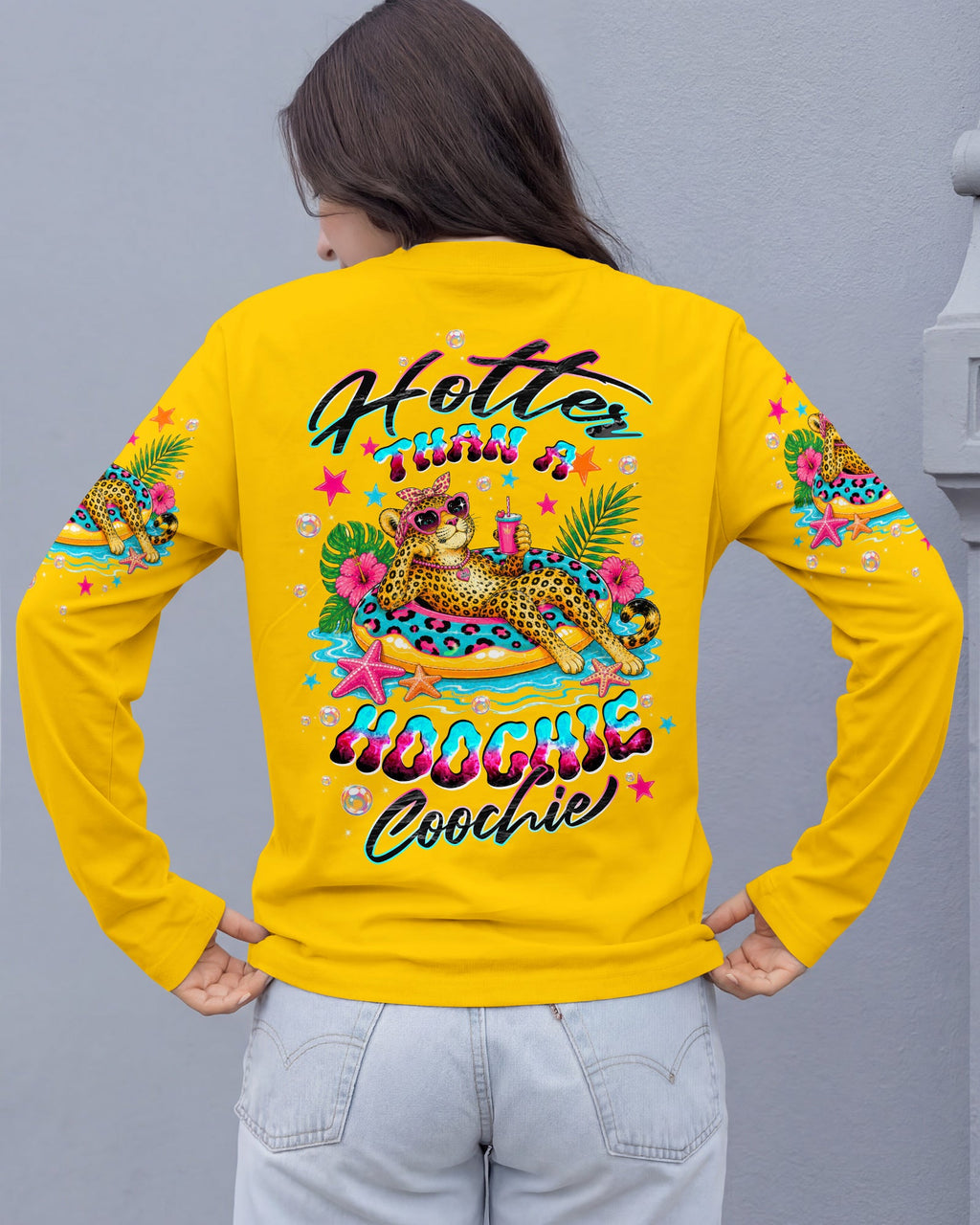 HOTTER THAN A HOOCHIE COOCHIE LEOPARD  ALL OVER PRINT  - TLTW2905264
