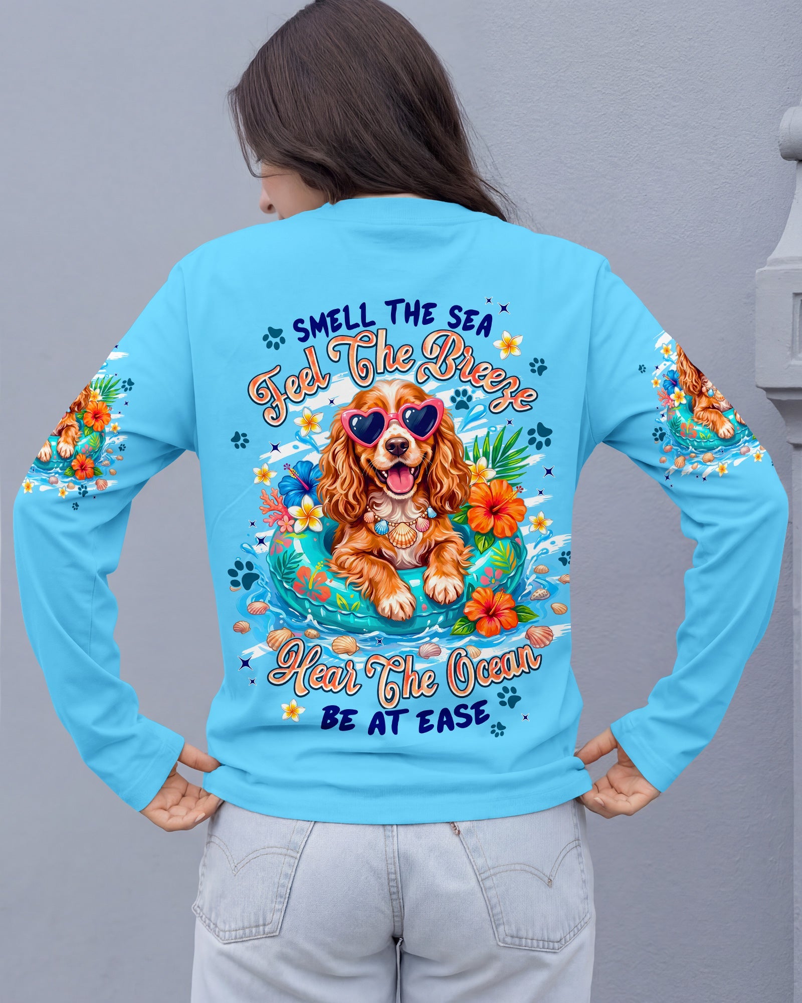 SMELL THE SEA COCKER SPANIEL DOG ALL OVER PRINT - TYPQ0607263