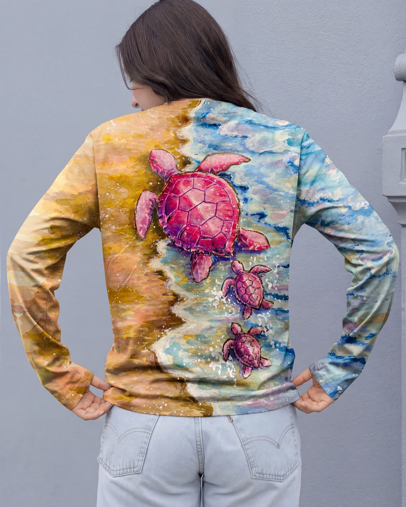 TURTLE SANDY BEACH ALL OVER PRINT  - TLNO0406262