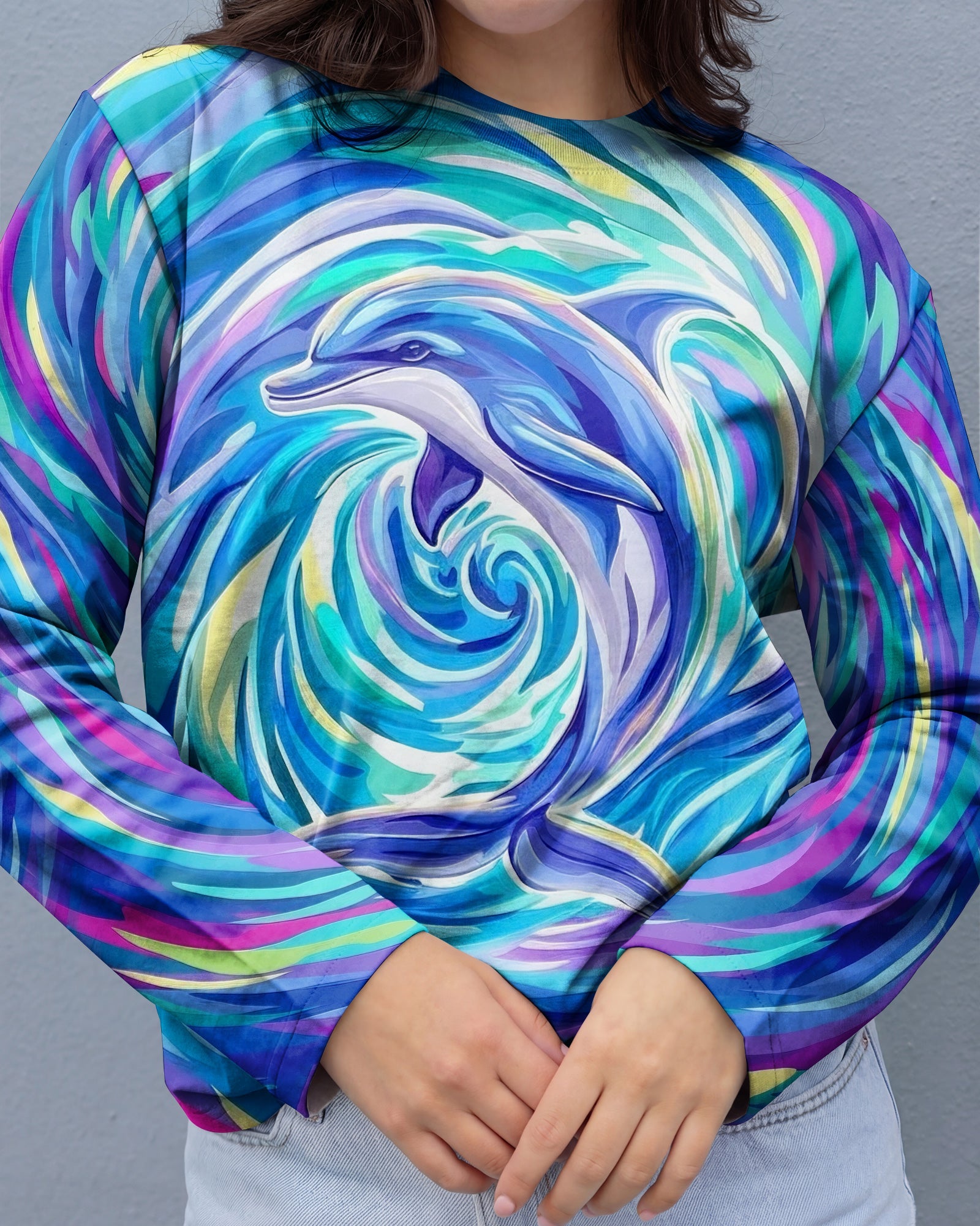 OCEAN SPIRIT DOLPHIN ALL OVER PRINT - TYLN0605261