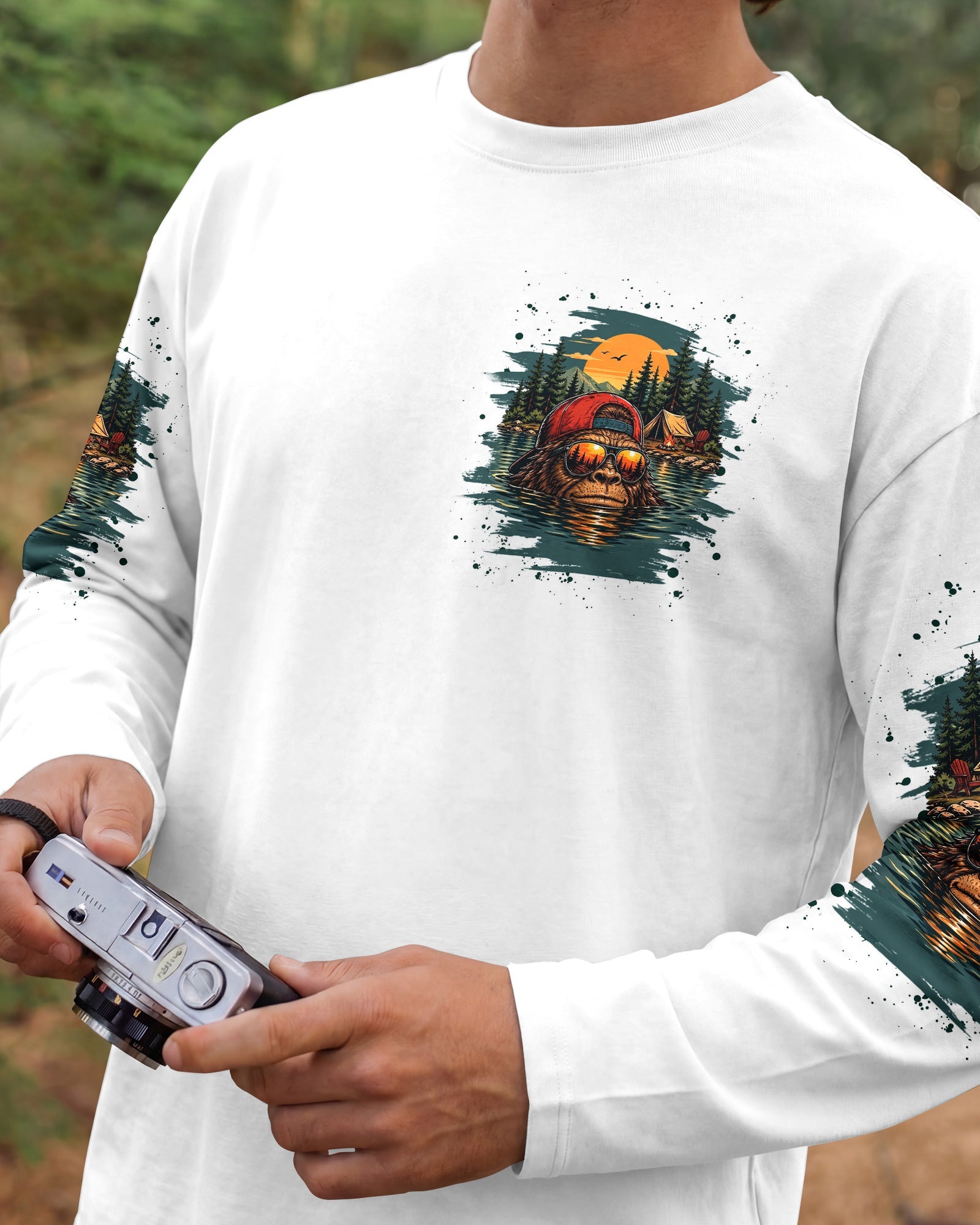 LIFE IS BETTER AT THE LAKE BIGFOOT ALL OVER PRINT   - TLHG2805263