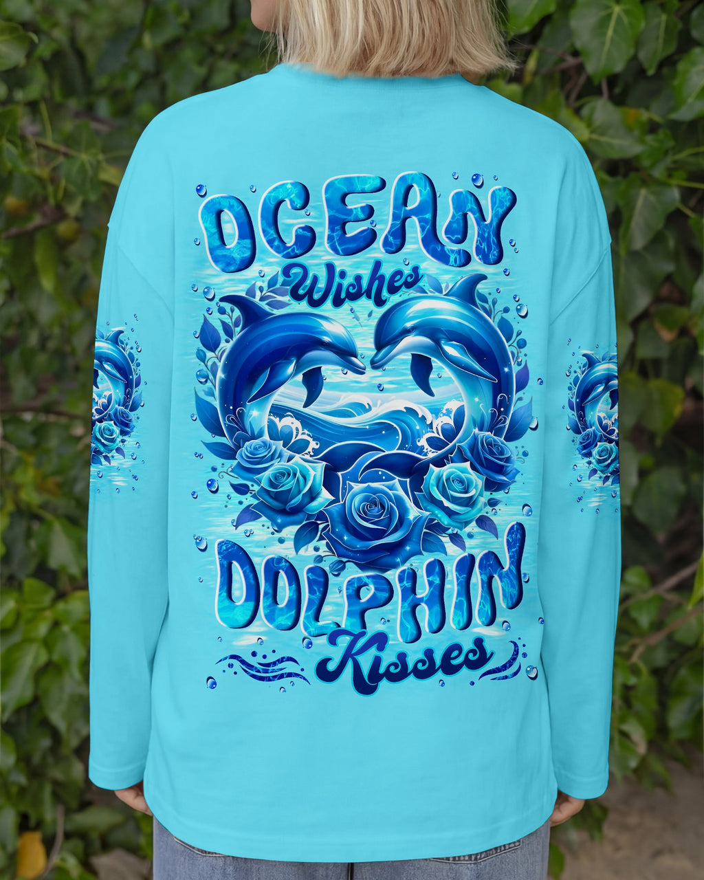 OCEAN WISHES DOLPHIN KISSES ALL OVER PRINT - TYLN2105261