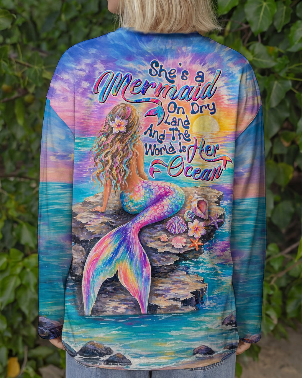 SHE IS A MERMAID ALL OVER PRINT - TLTW0405261