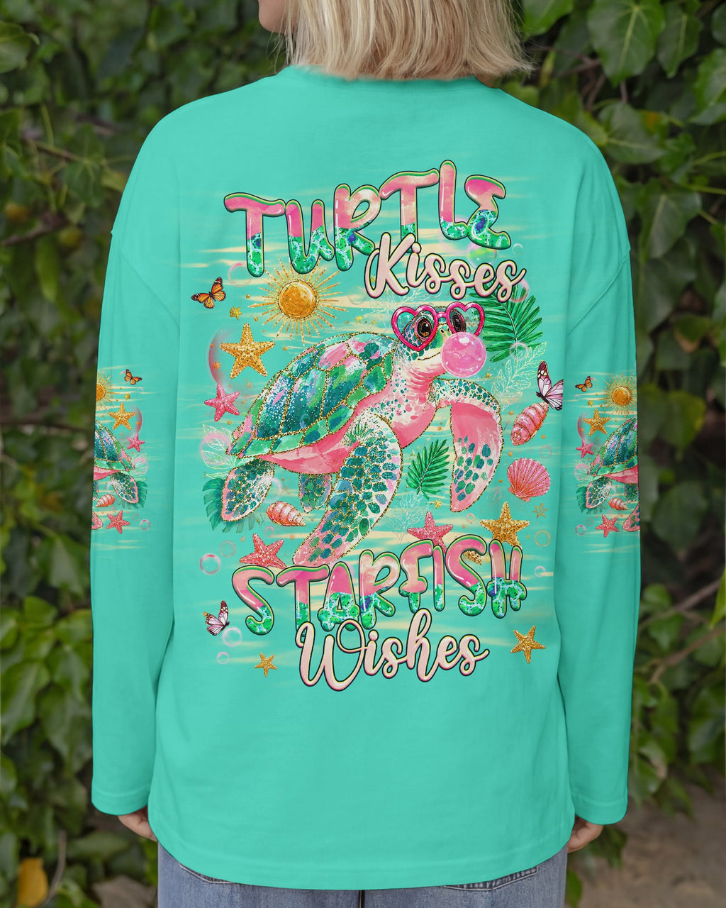TURTLE KISSES STARFISH WISHES  ALL OVER PRINT - TLHG1007262