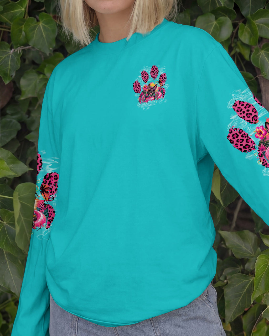 SANDY PAWS & SALTY KISES FRENCH BULLDOG ALL OVER PRINT - TLTW0605263