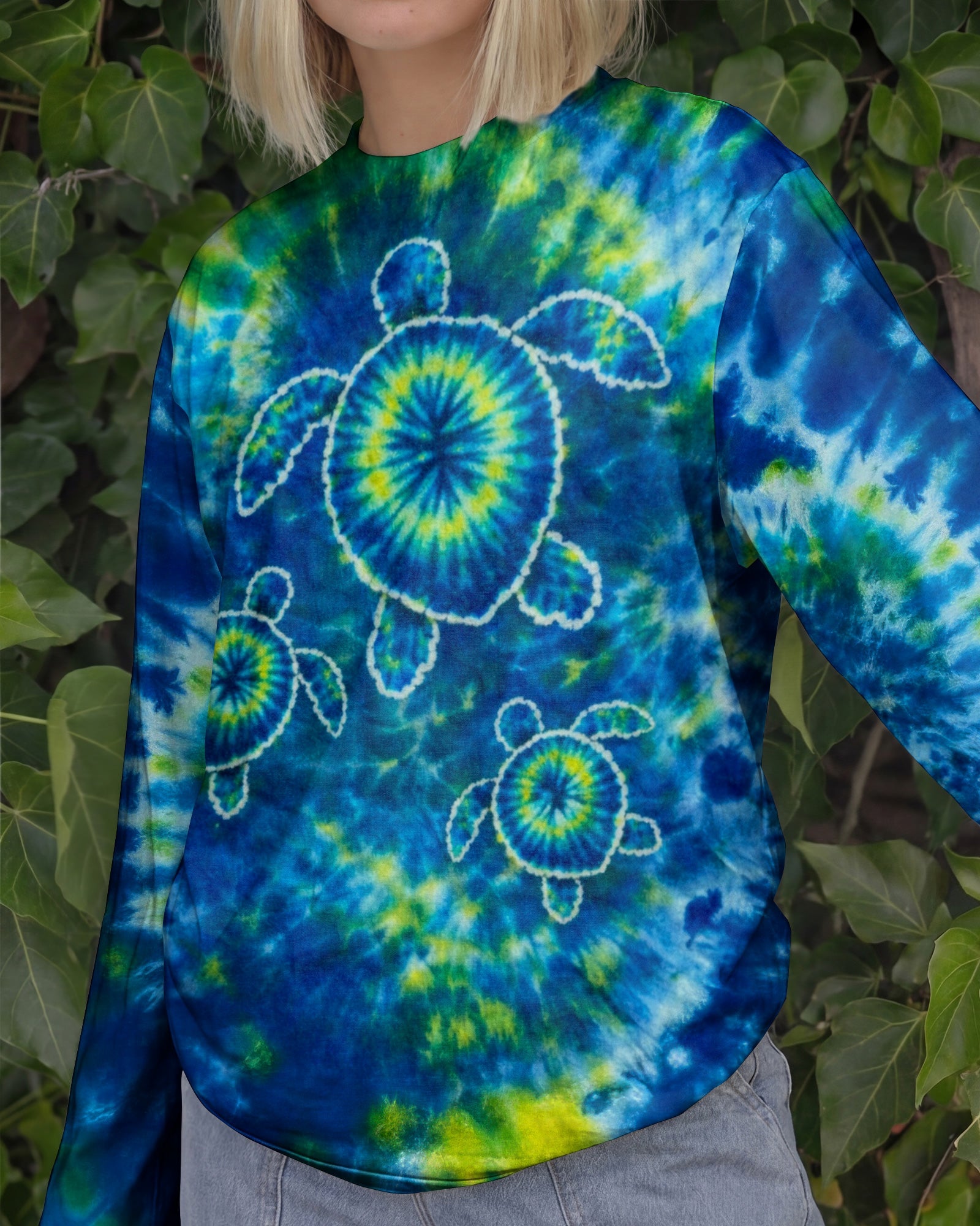 SEA TURTLE WATERCOLOR PATTERN ALL OVER PRINT  - TLTW1404262