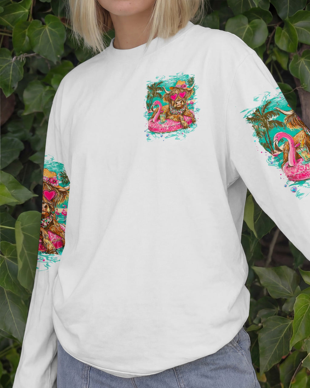 STAY SALTY HEIFERS COW BEACH ALL OVER PRINT  - TLTW1905261