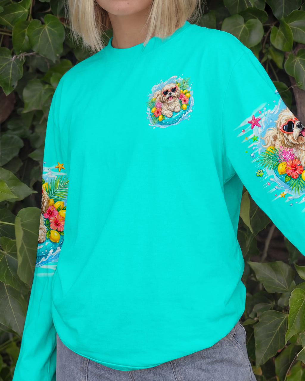 SALTWATER HEALS EVERYTHING SHIH TZU DOG ALL OVER PRINT - TLNO0806263