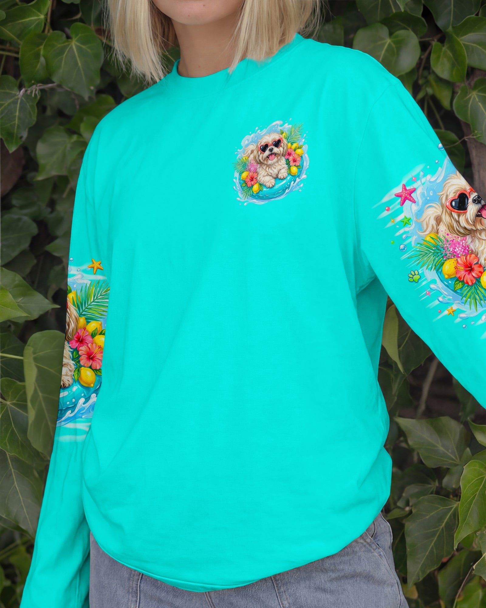 SALTWATER HEALS EVERYTHING SHIH TZU DOG ALL OVER PRINT - TLNO0806263